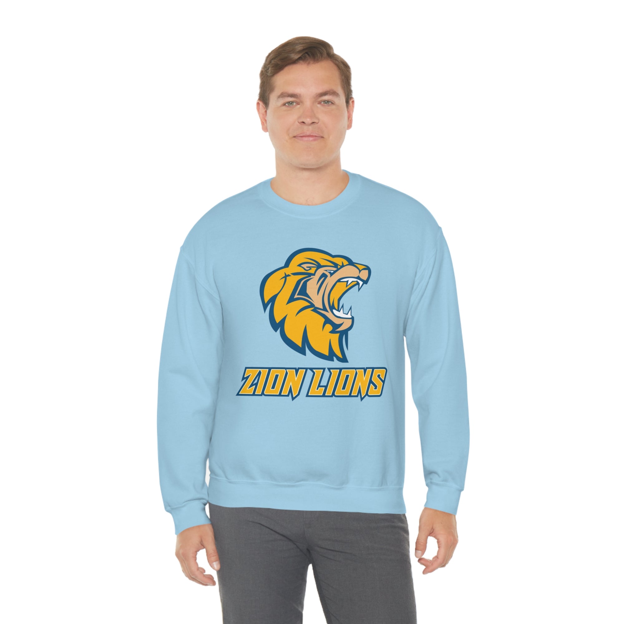 Zion Lions Crewneck Sweatshirts