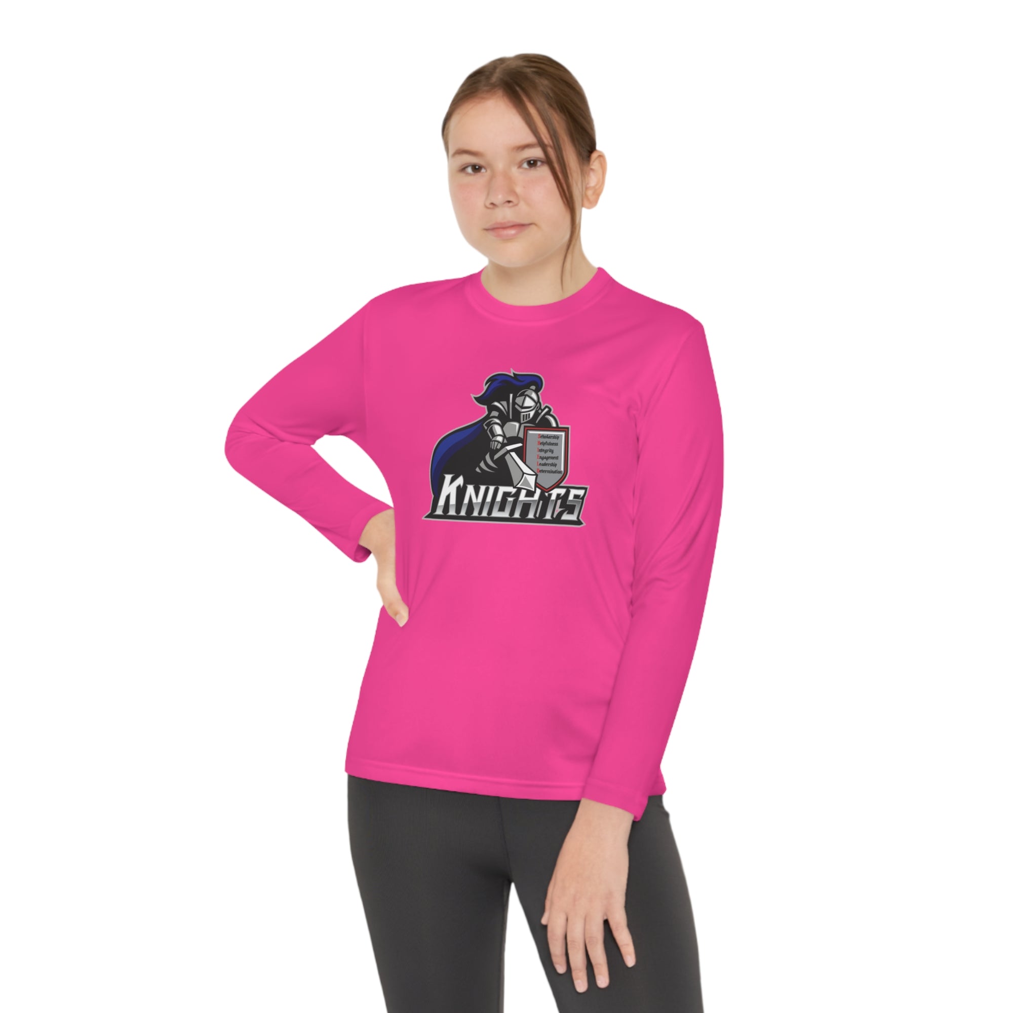 North Pole Middle School Long Sleeve Competitor Tee - YOUTH