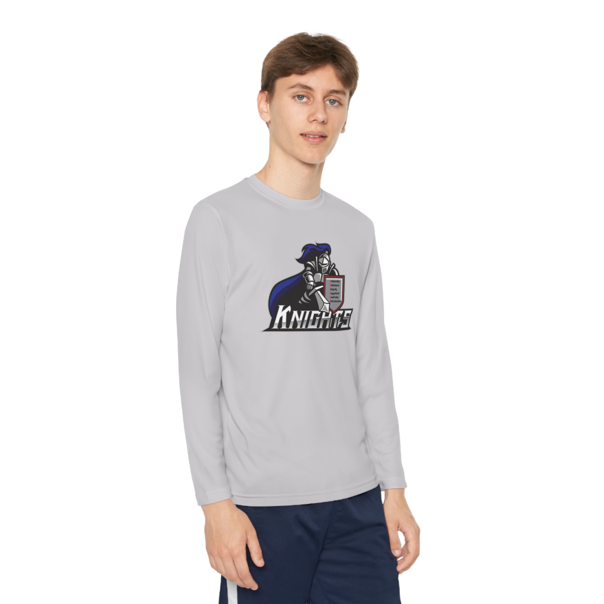 North Pole Middle School Long Sleeve Competitor Tee - YOUTH