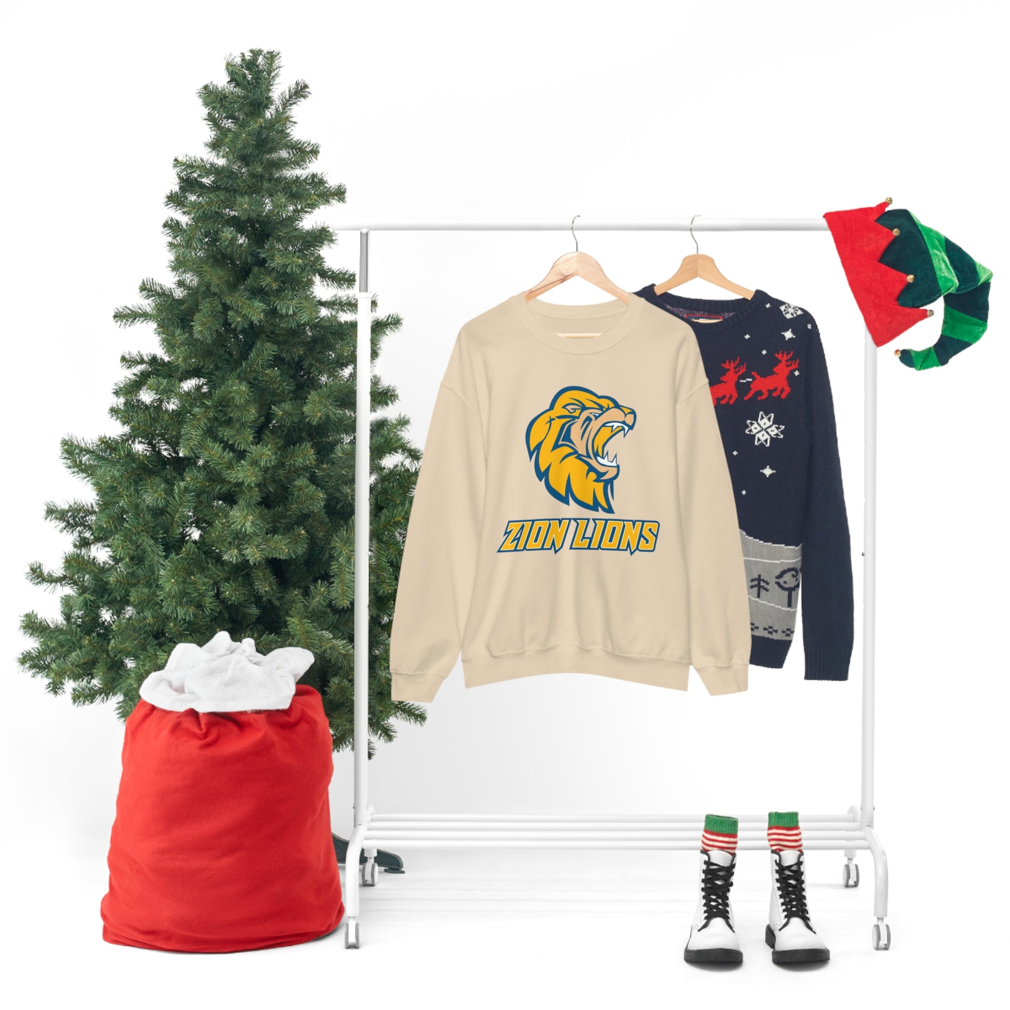 Zion Lions Crewneck Sweatshirts