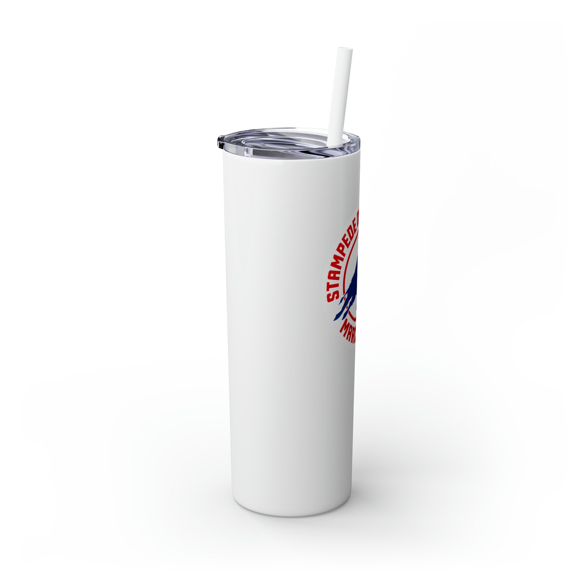 Stampede of Sound Skinny Tumbler with Straw, 20oz