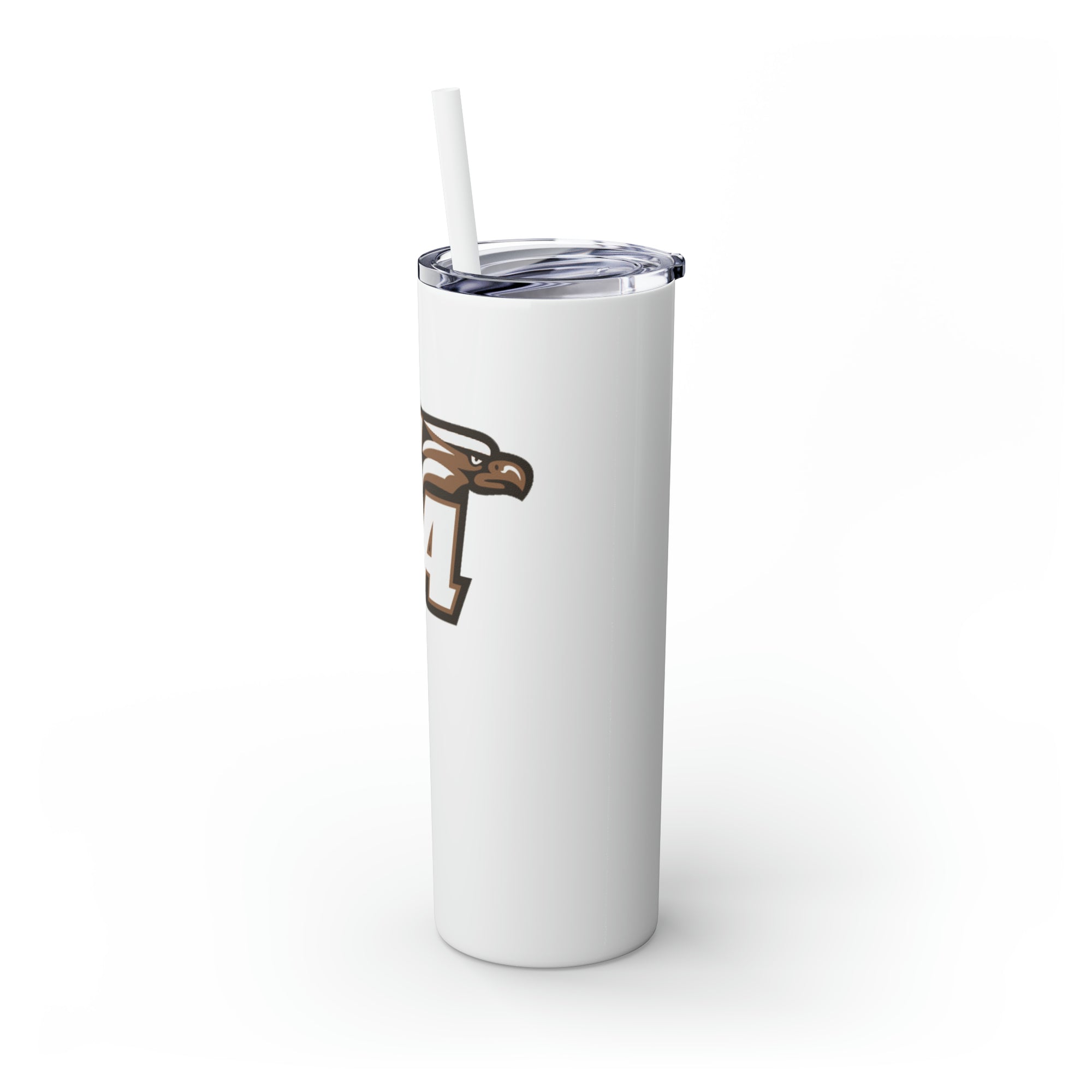 First Academy Drama Team Skinny Tumbler with Straw, 20oz