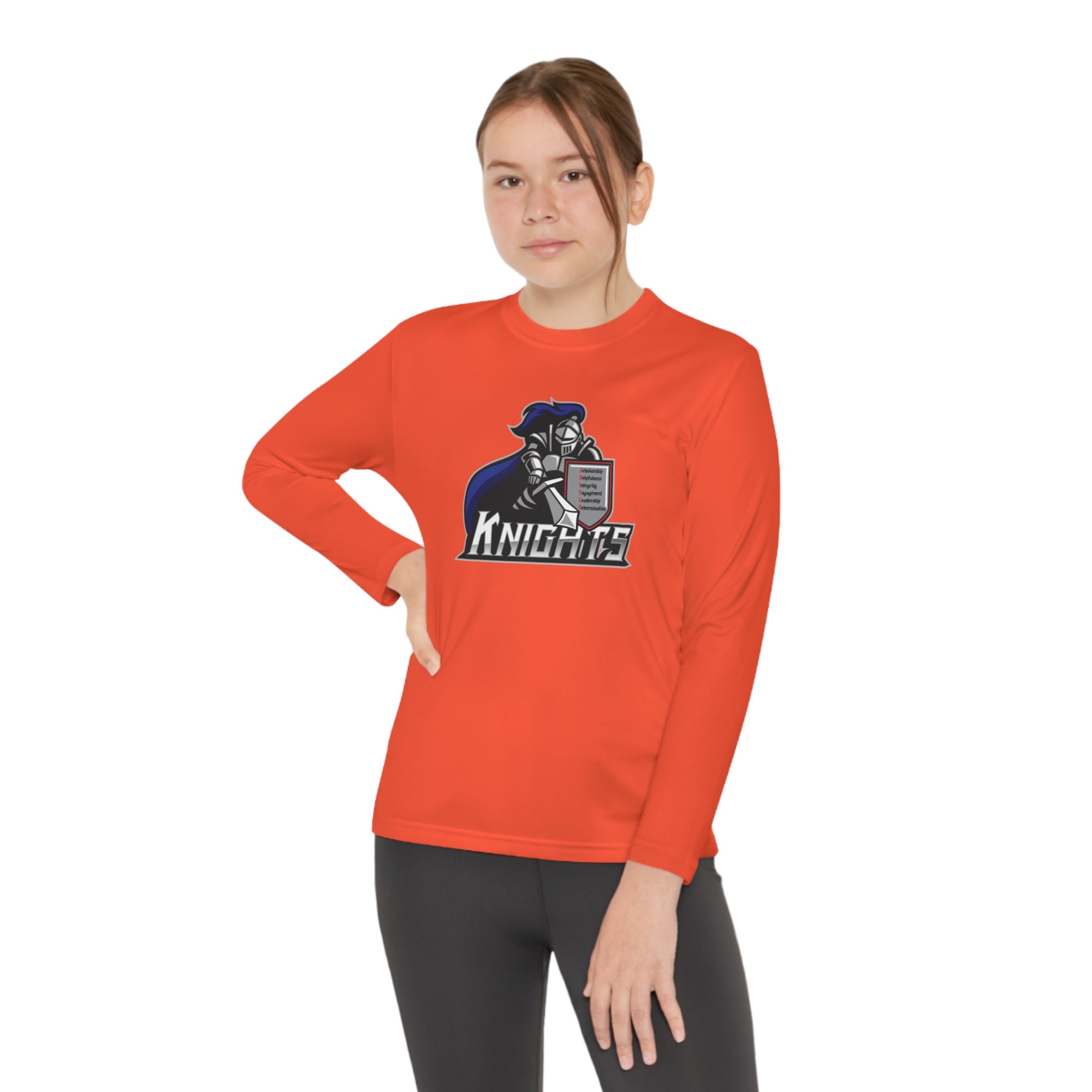 North Pole Middle School Long Sleeve Competitor Tee - YOUTH