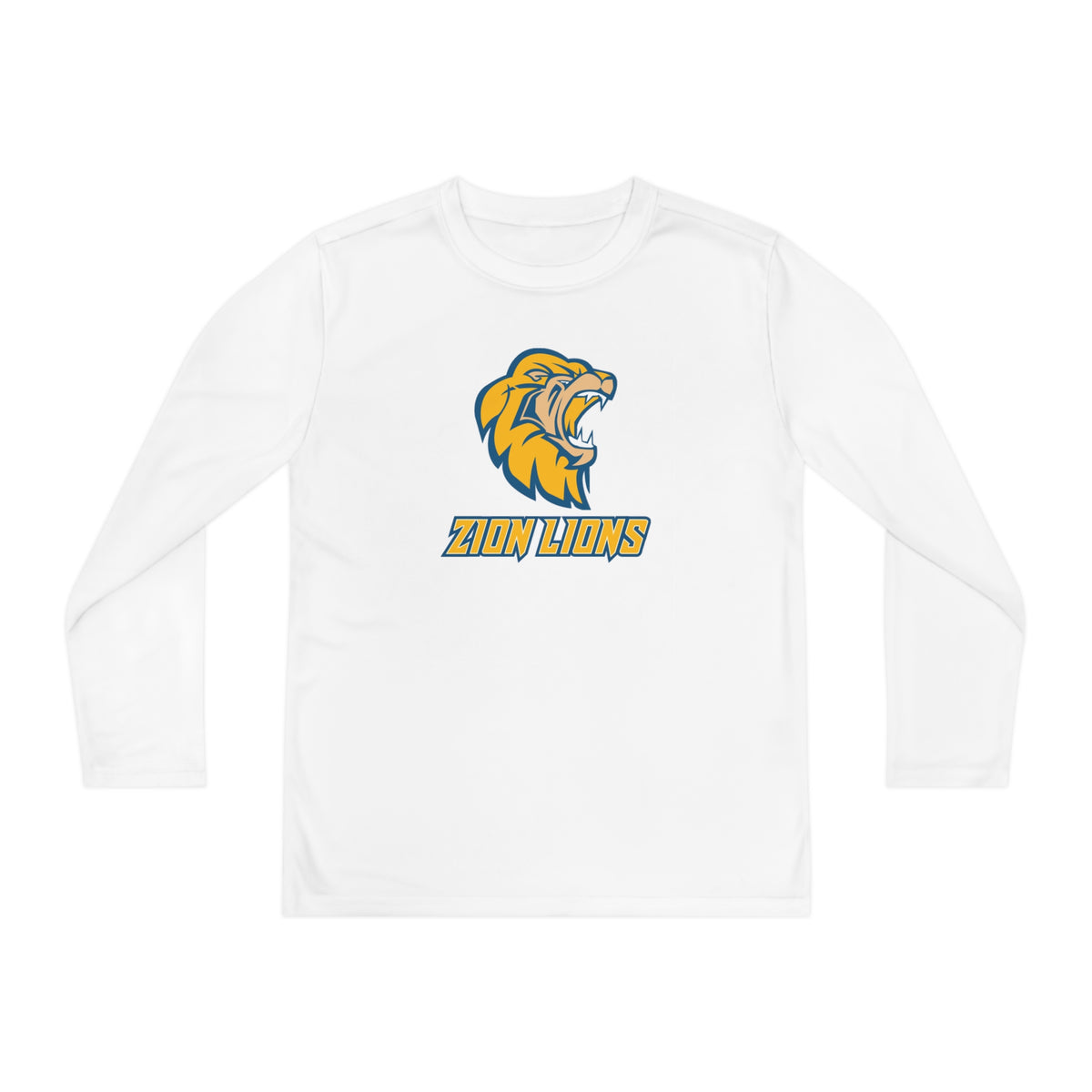 Zion Lions Youth Long Sleeve Competitor Tee
