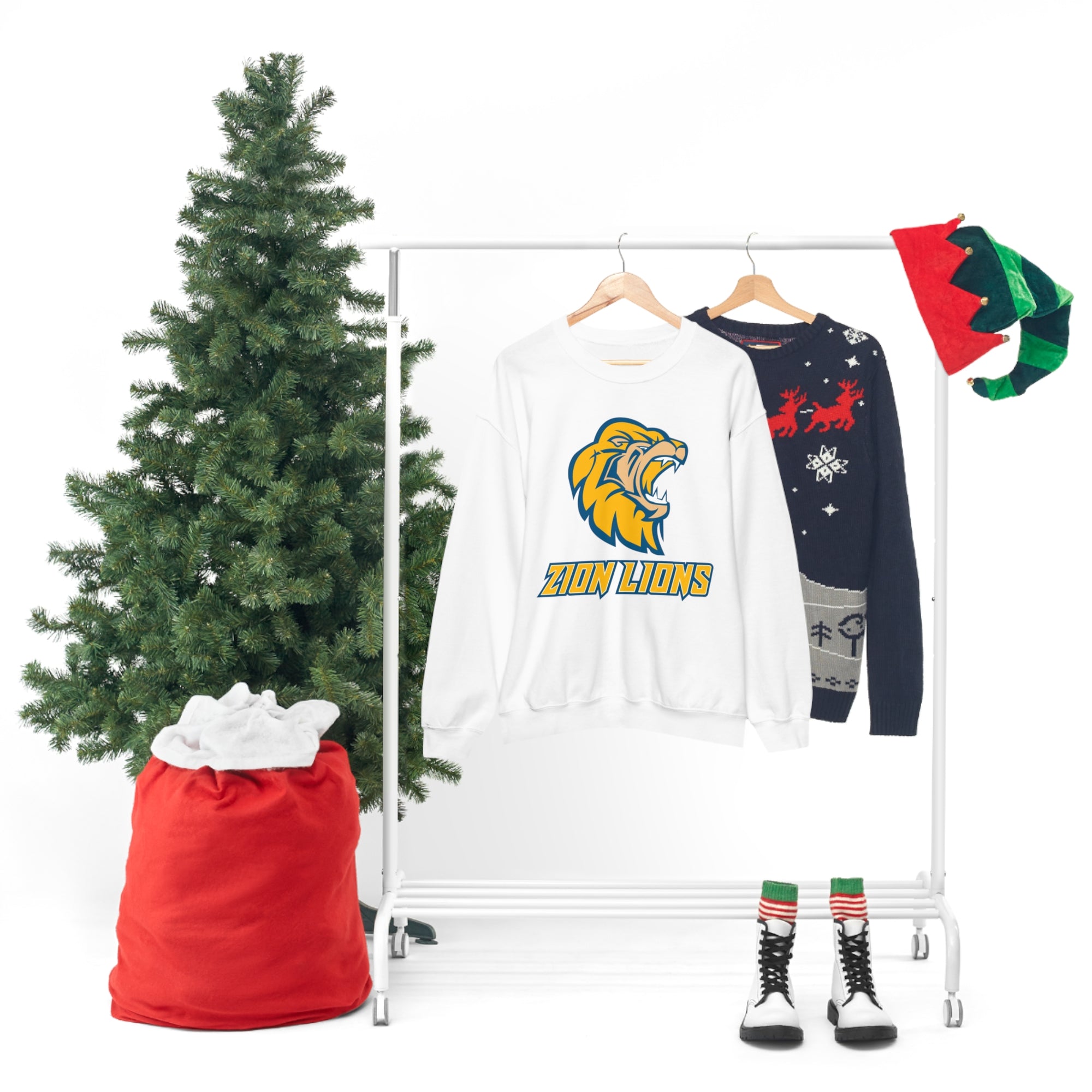 Zion Lions Crewneck Sweatshirts