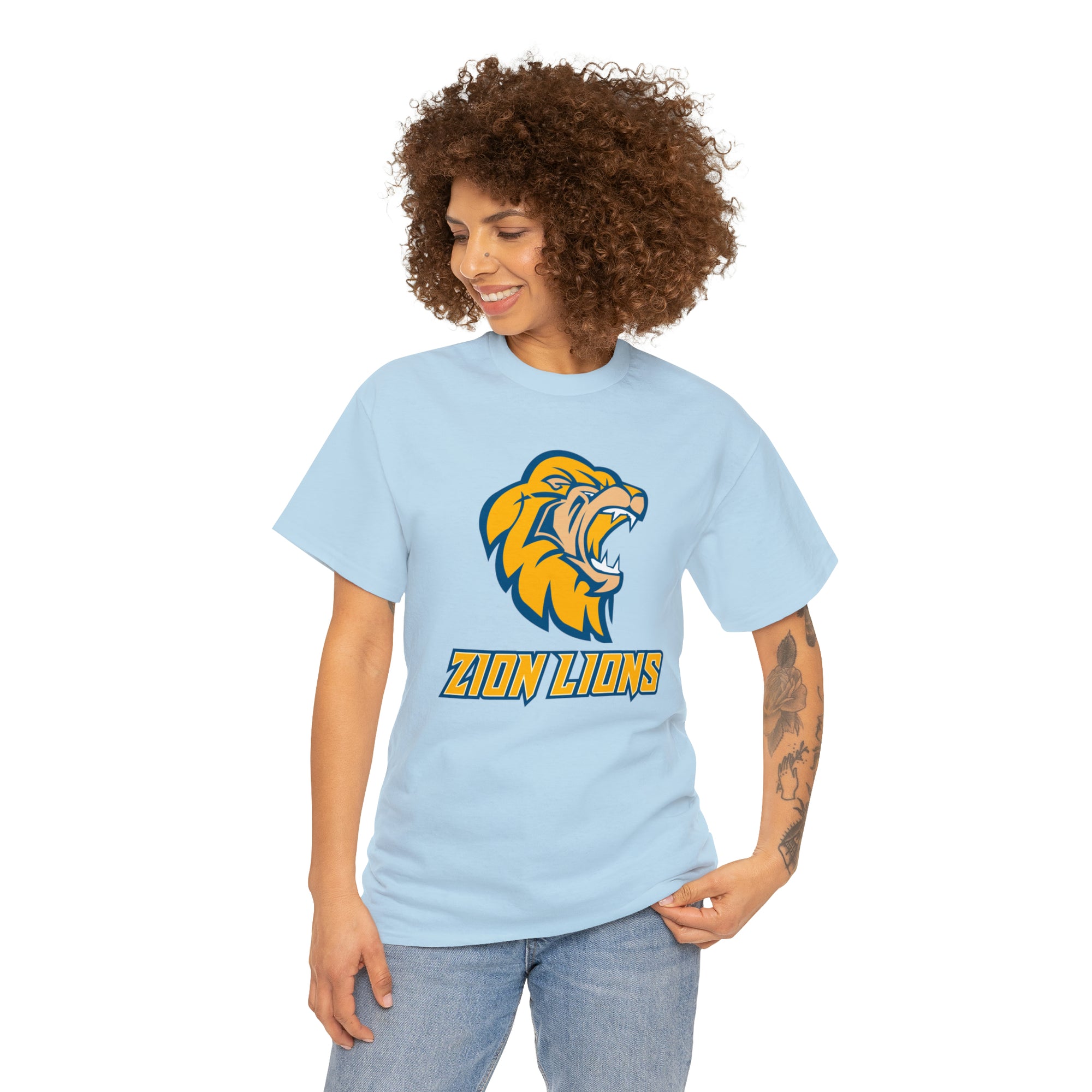 Zion Lions Unisex Heavy Cotton Tee