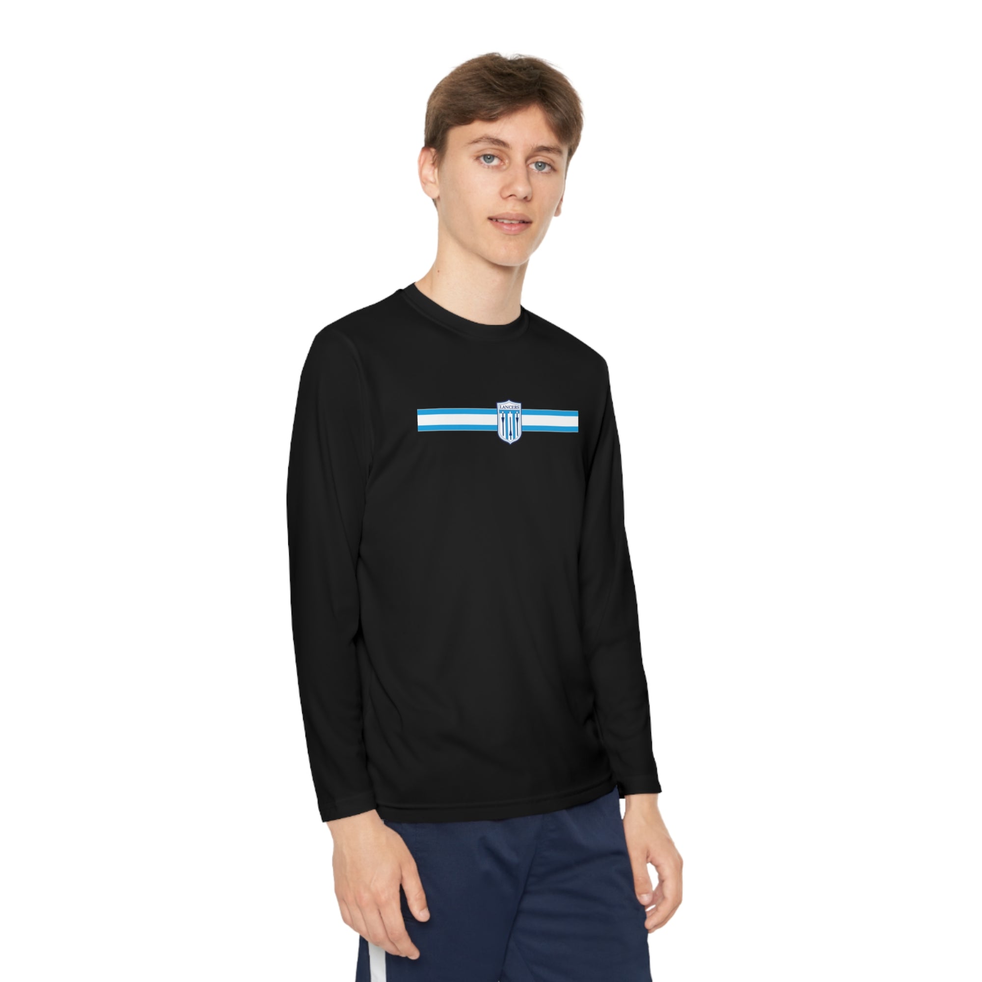 Long Sleeve Lancers Shield Broad logo - YOUTH