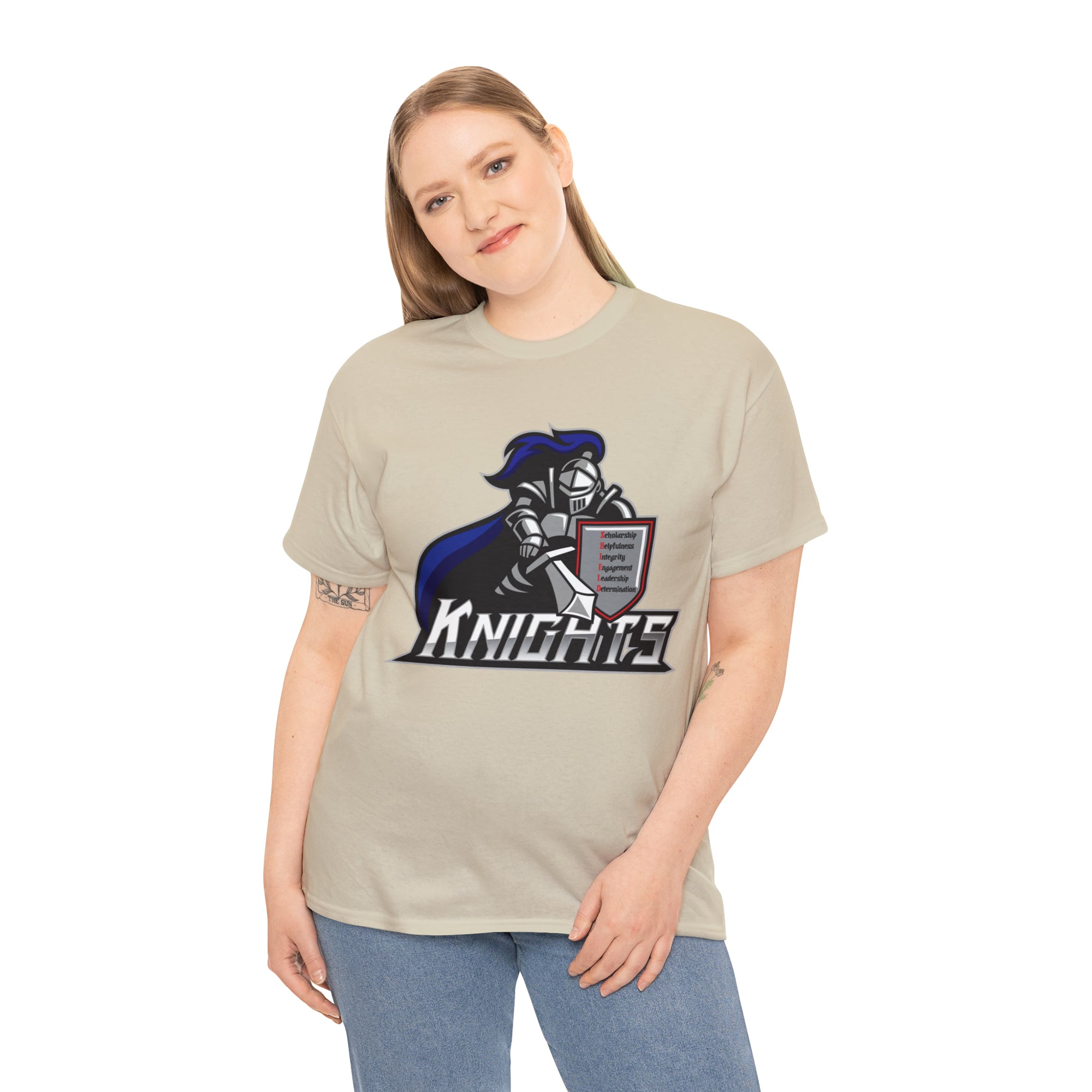North Pole Middle School Unisex Heavy Cotton Tee