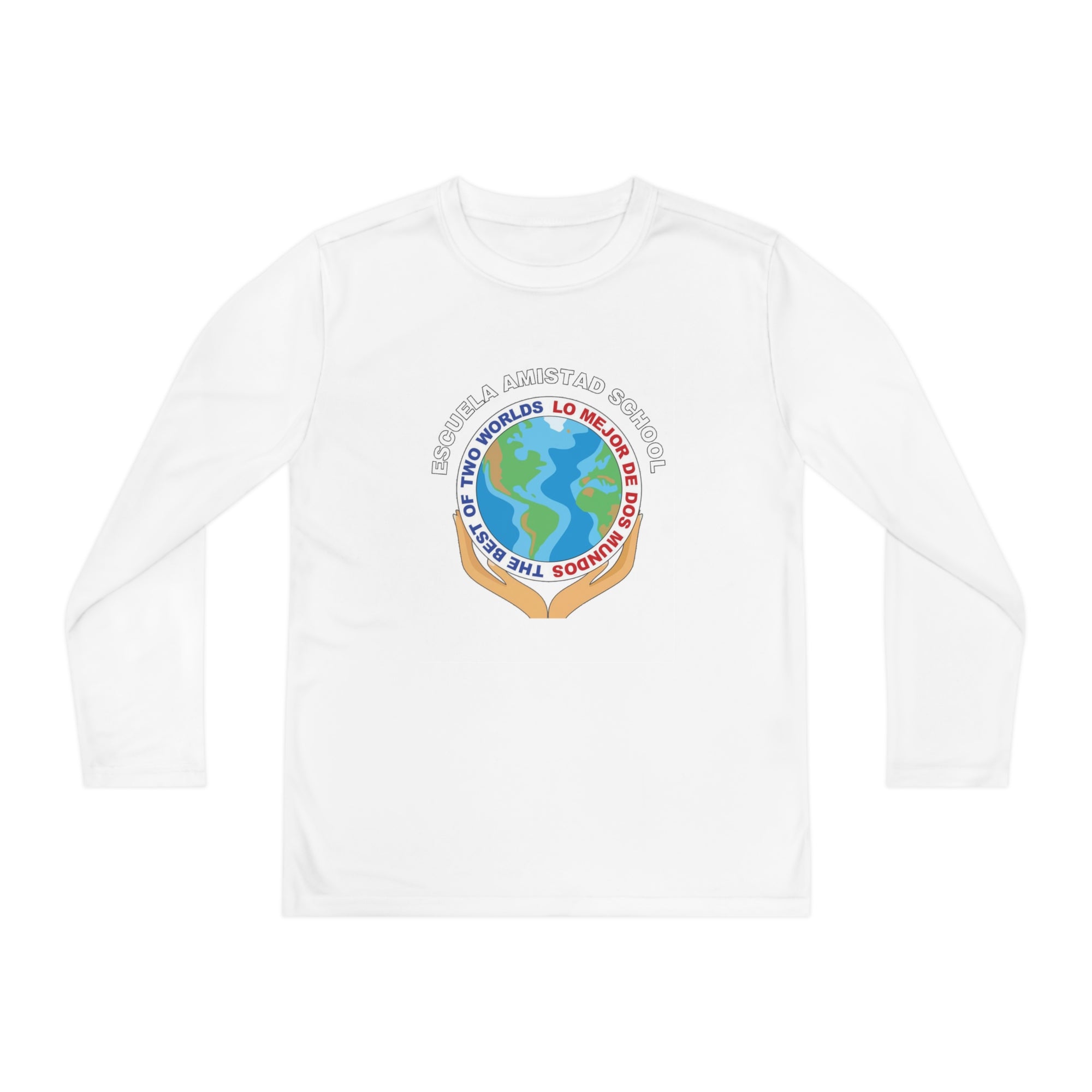 Youth Escuela Amistad School Long Sleeve Competitor Tee