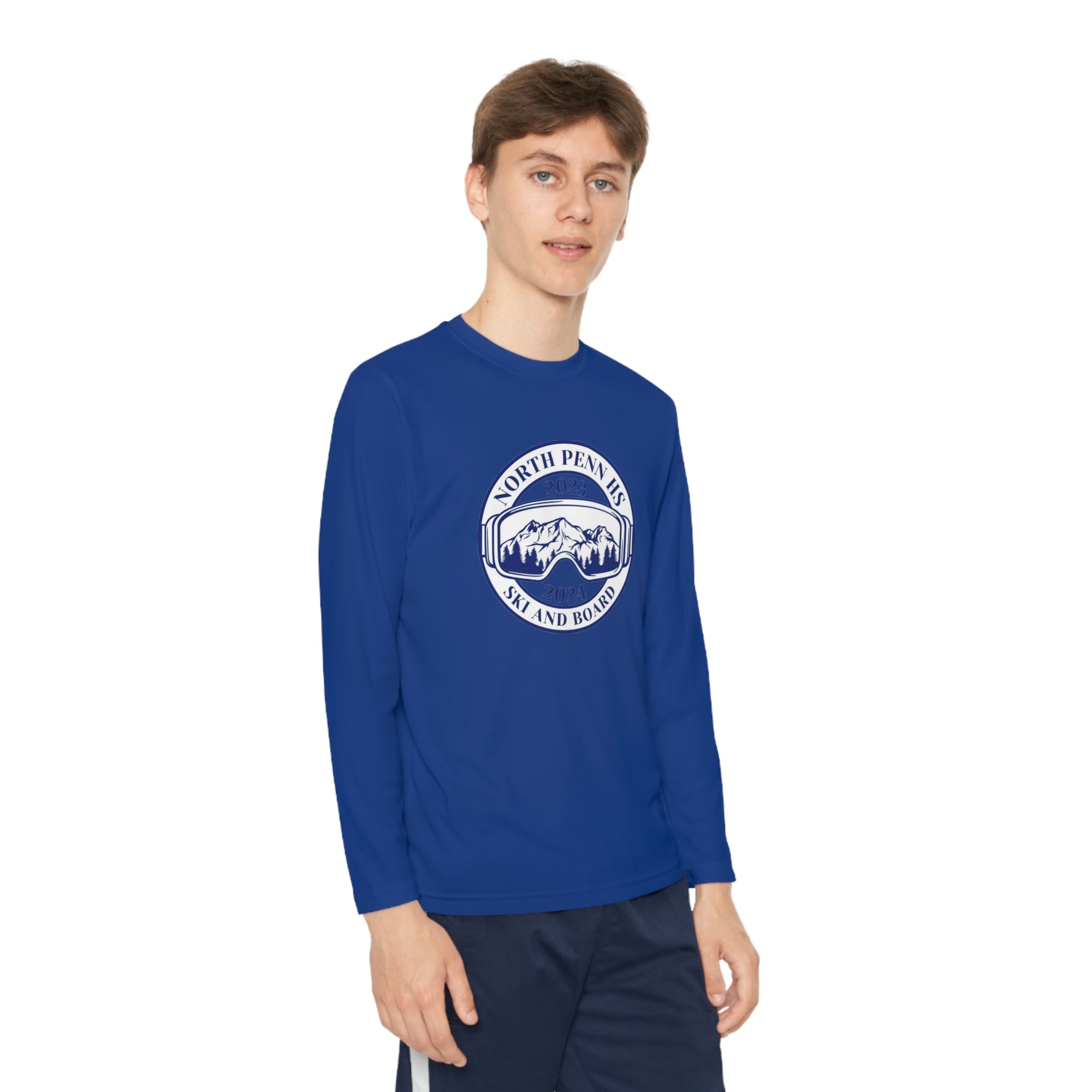 North Penn HS Ski &amp; Board youth Logo Long Sleeve Competitor Youth Tee