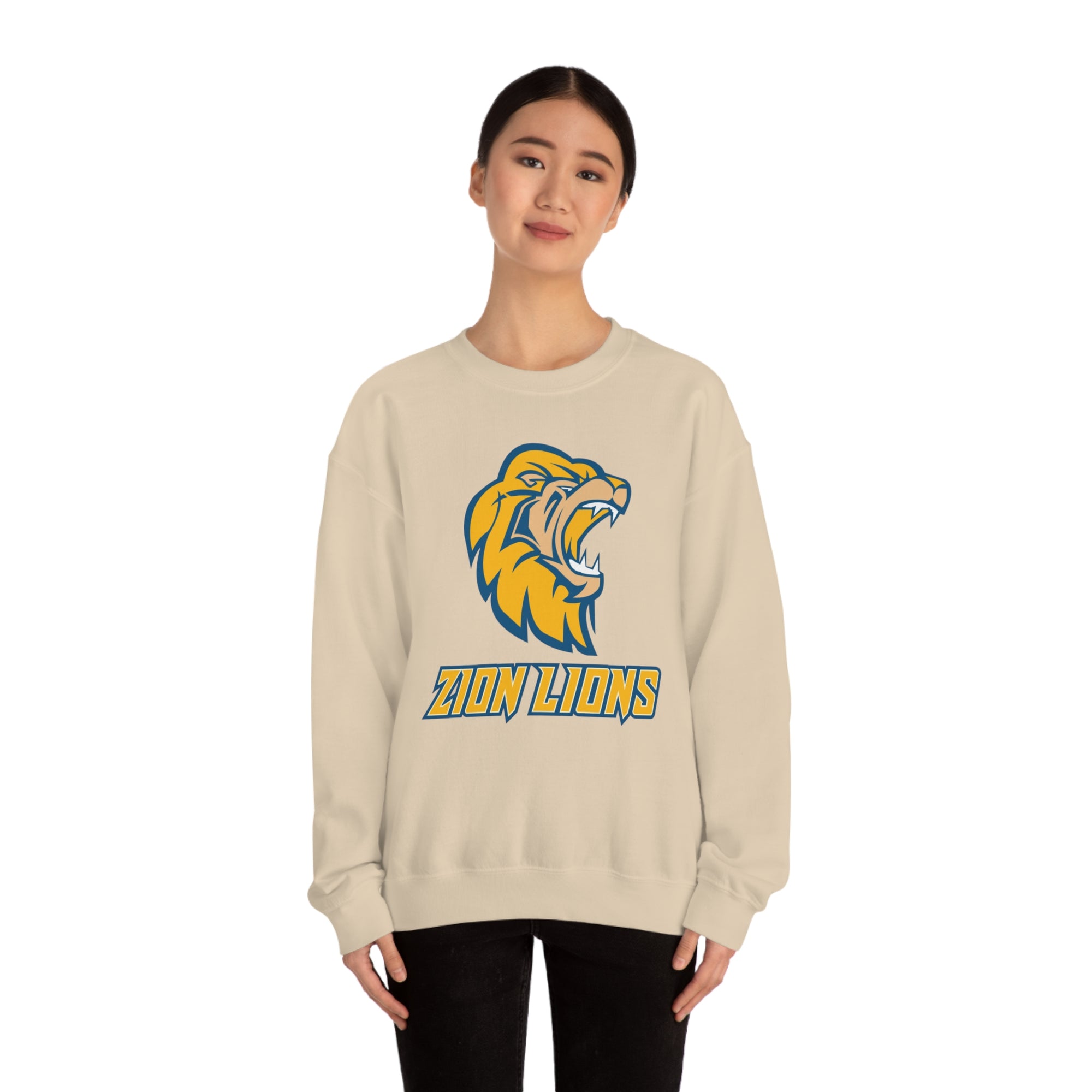 Zion Lions Crewneck Sweatshirts