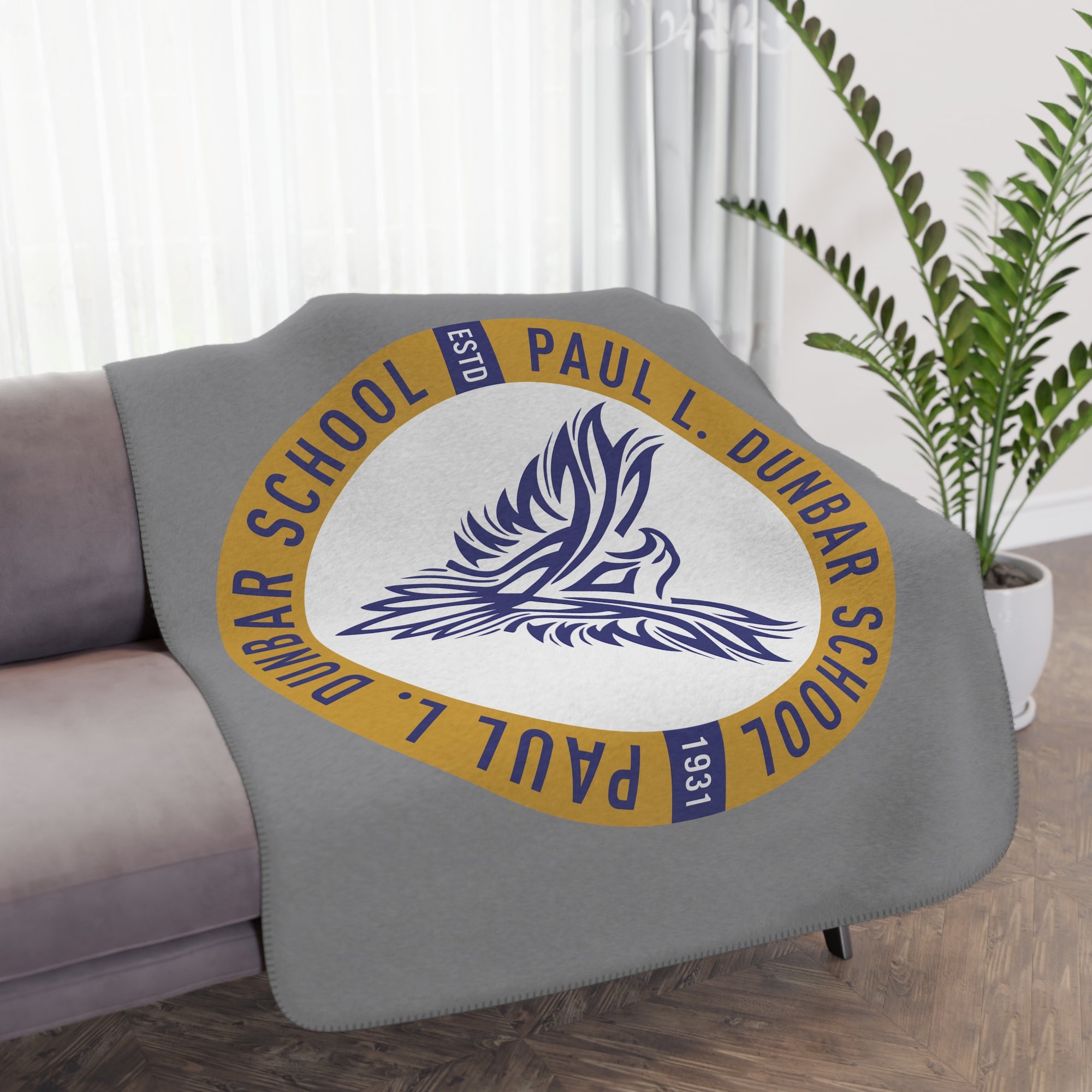 Paul L Dunbar School Sherpa Blanket
