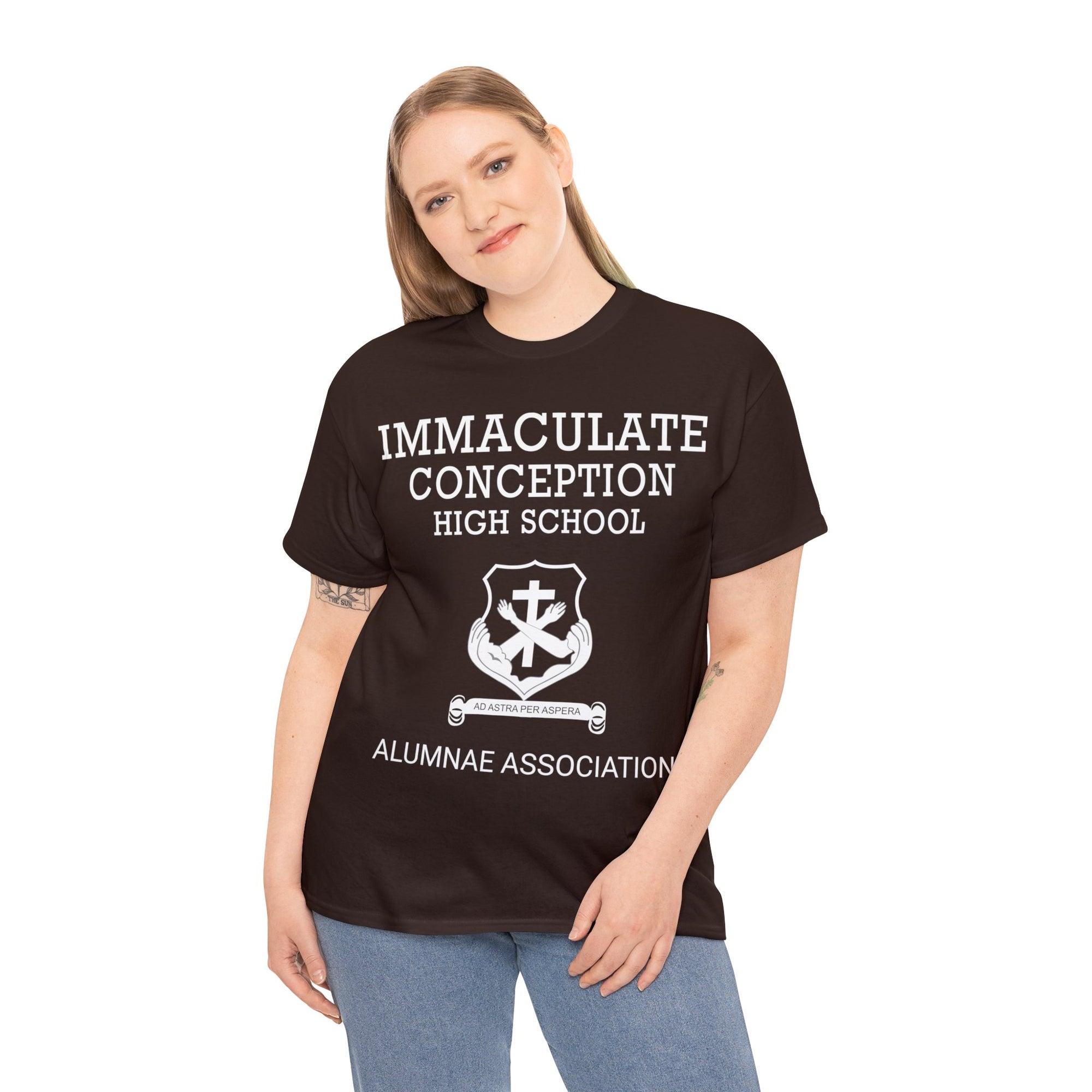 Immaculate Conception High School Alumnae Association Unisex Heavy Cotton Tee