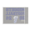 Silver Midgets Football flags with Blue Lettereing