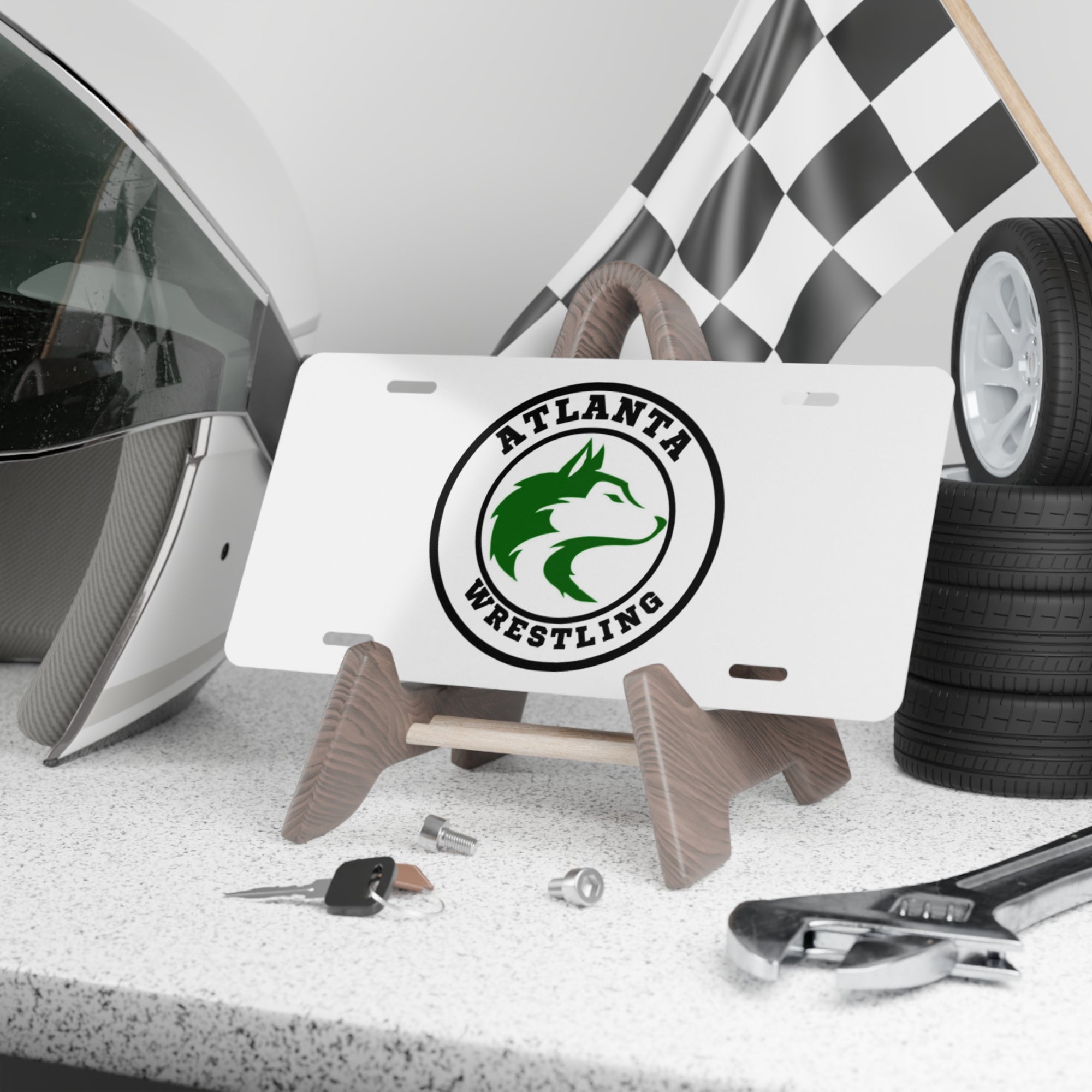 Atlanta Wrestling Vanity Plate