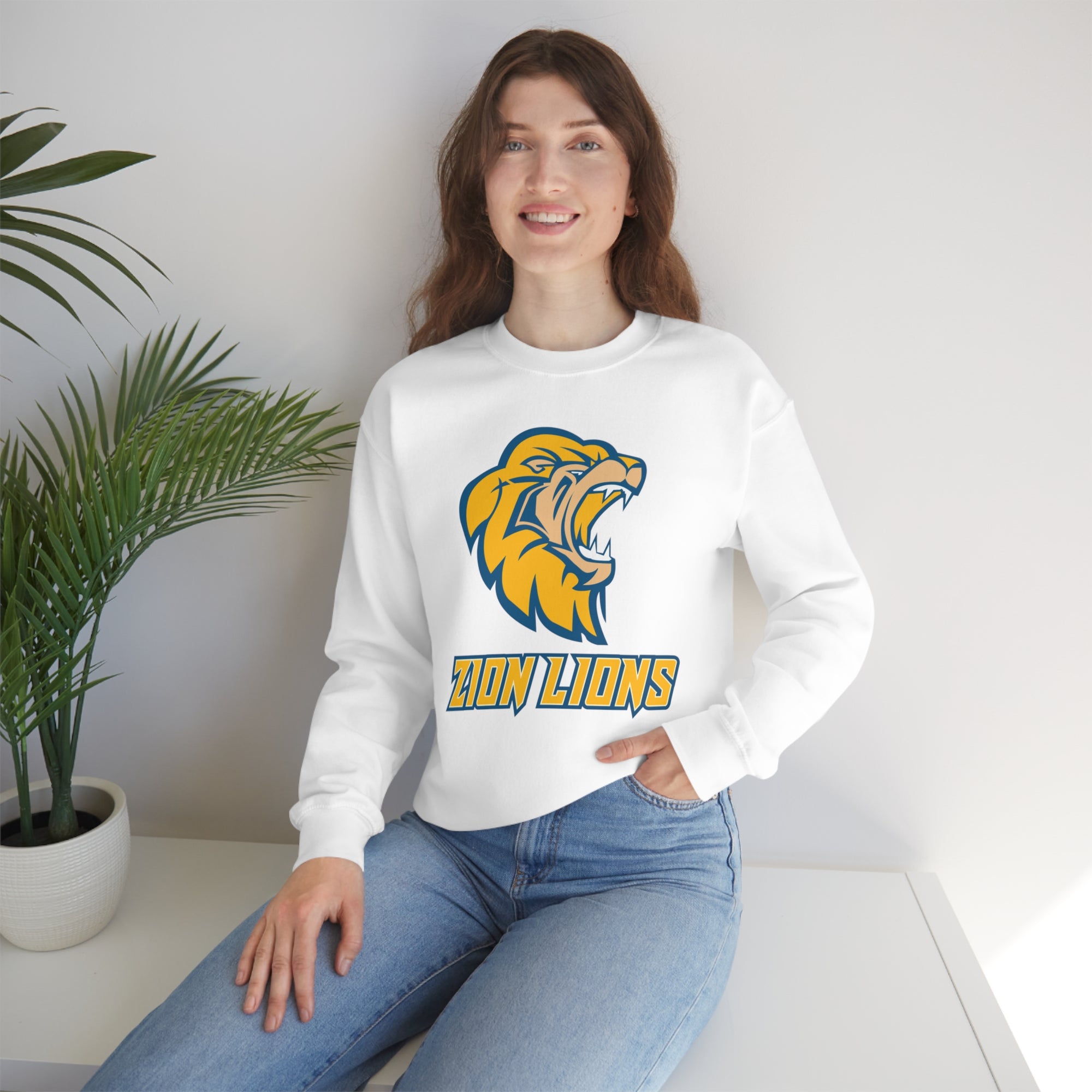 Zion Lions Crewneck Sweatshirts