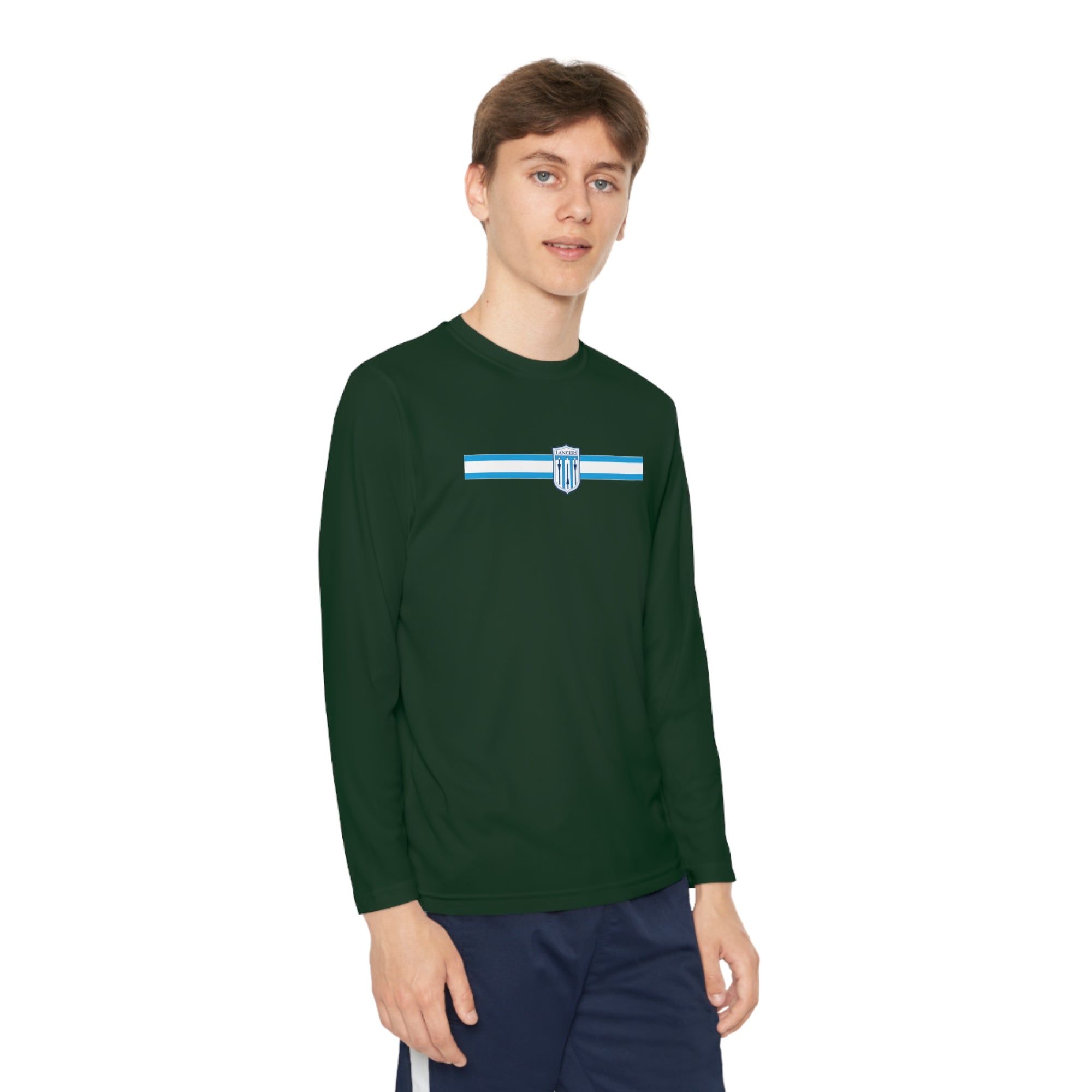 Long Sleeve Lancers Shield Broad logo - YOUTH