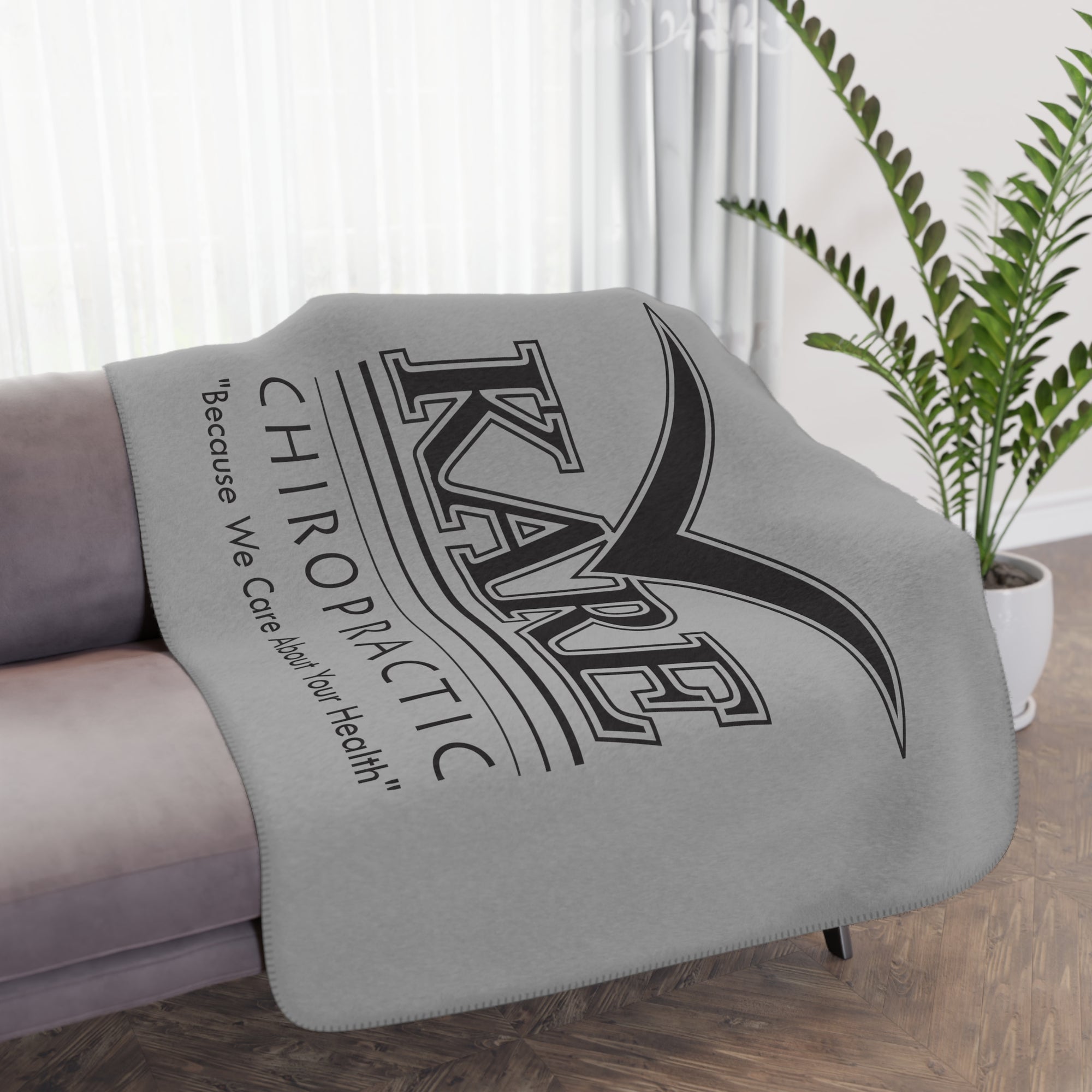 Kare Chiropractic Sherpa Blanket