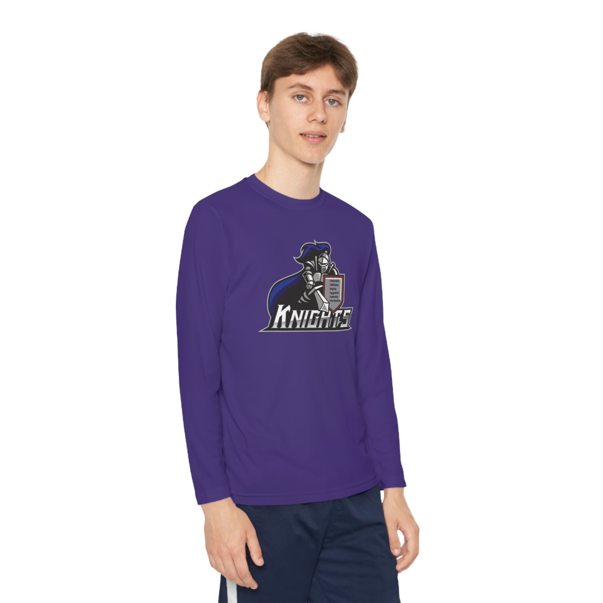 North Pole Middle School Long Sleeve Competitor Tee - YOUTH