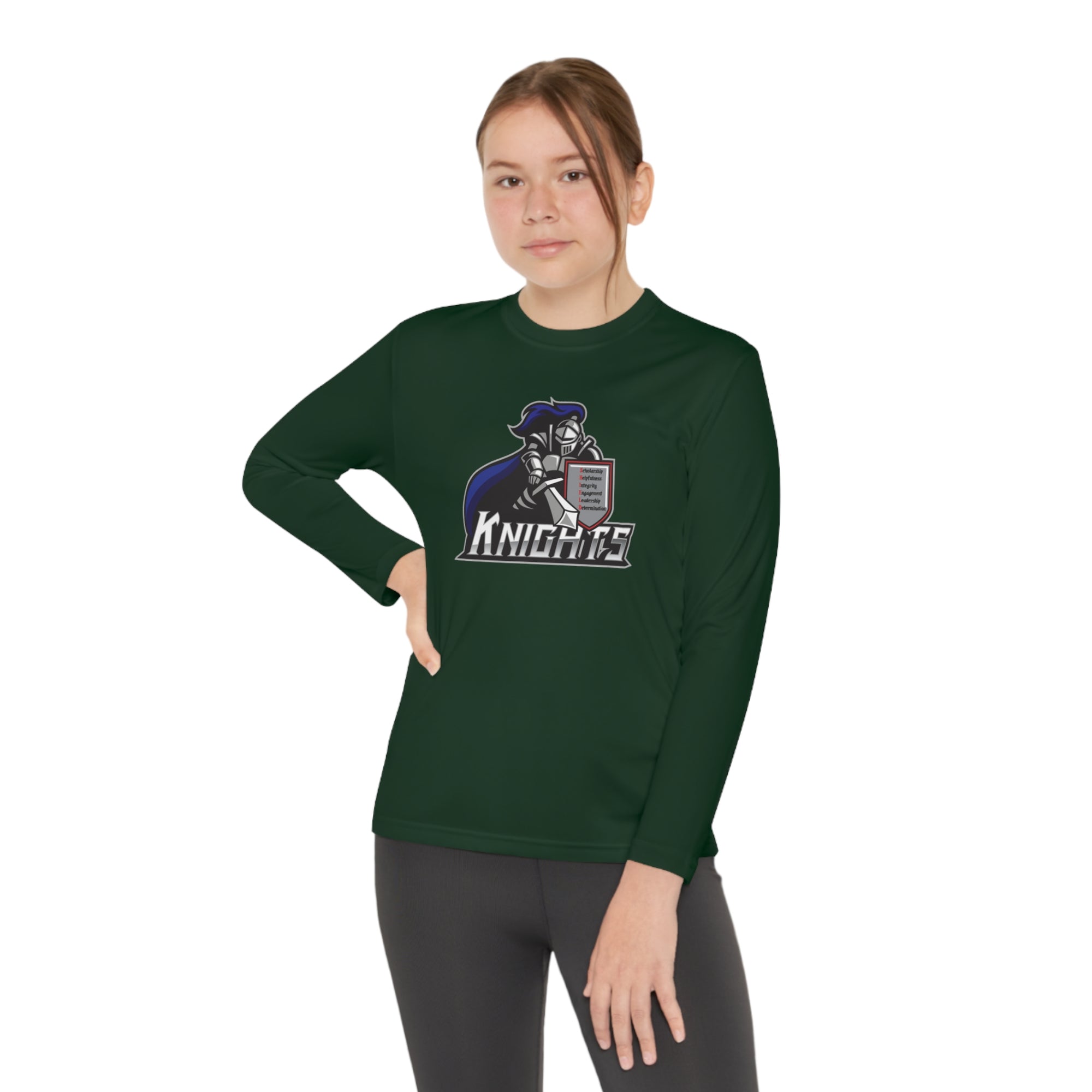 North Pole Middle School Long Sleeve Competitor Tee - YOUTH