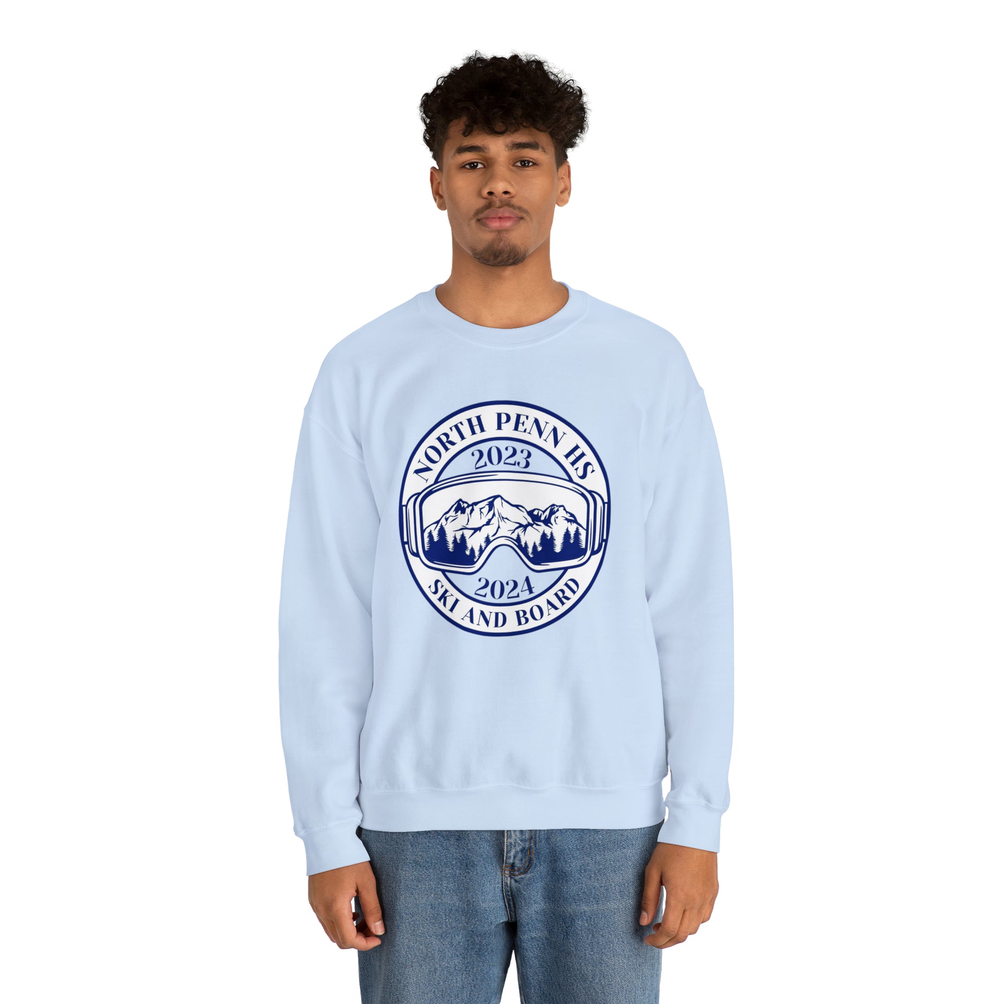 North Penn HS Ski &amp; Board Crewneck Sweatshirts