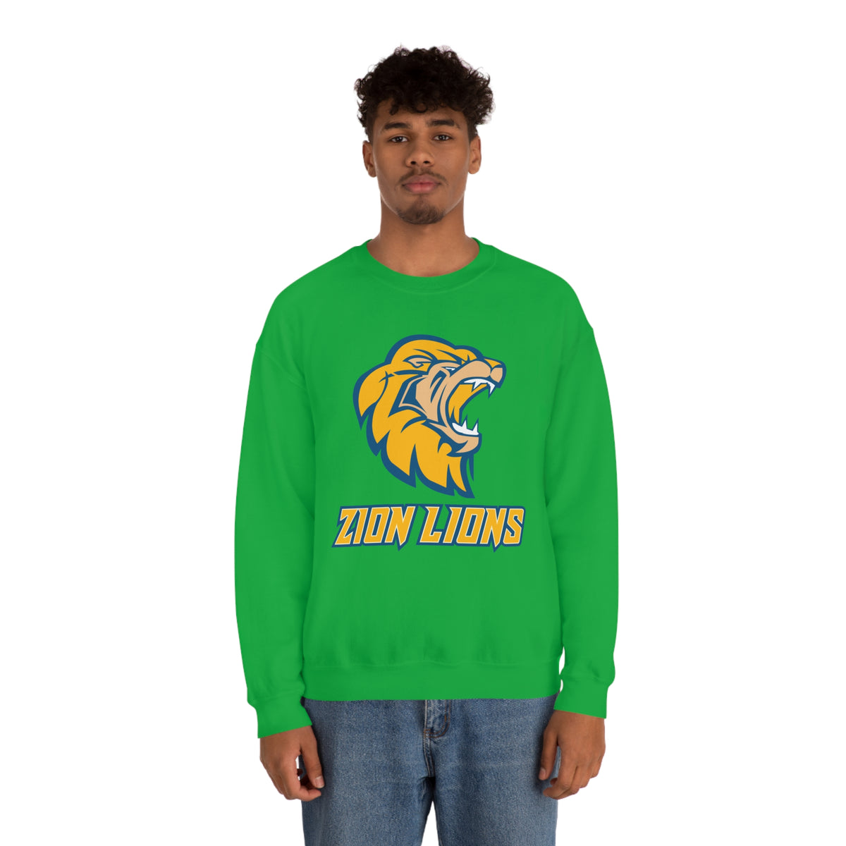 Zion Lions Crewneck Sweatshirts