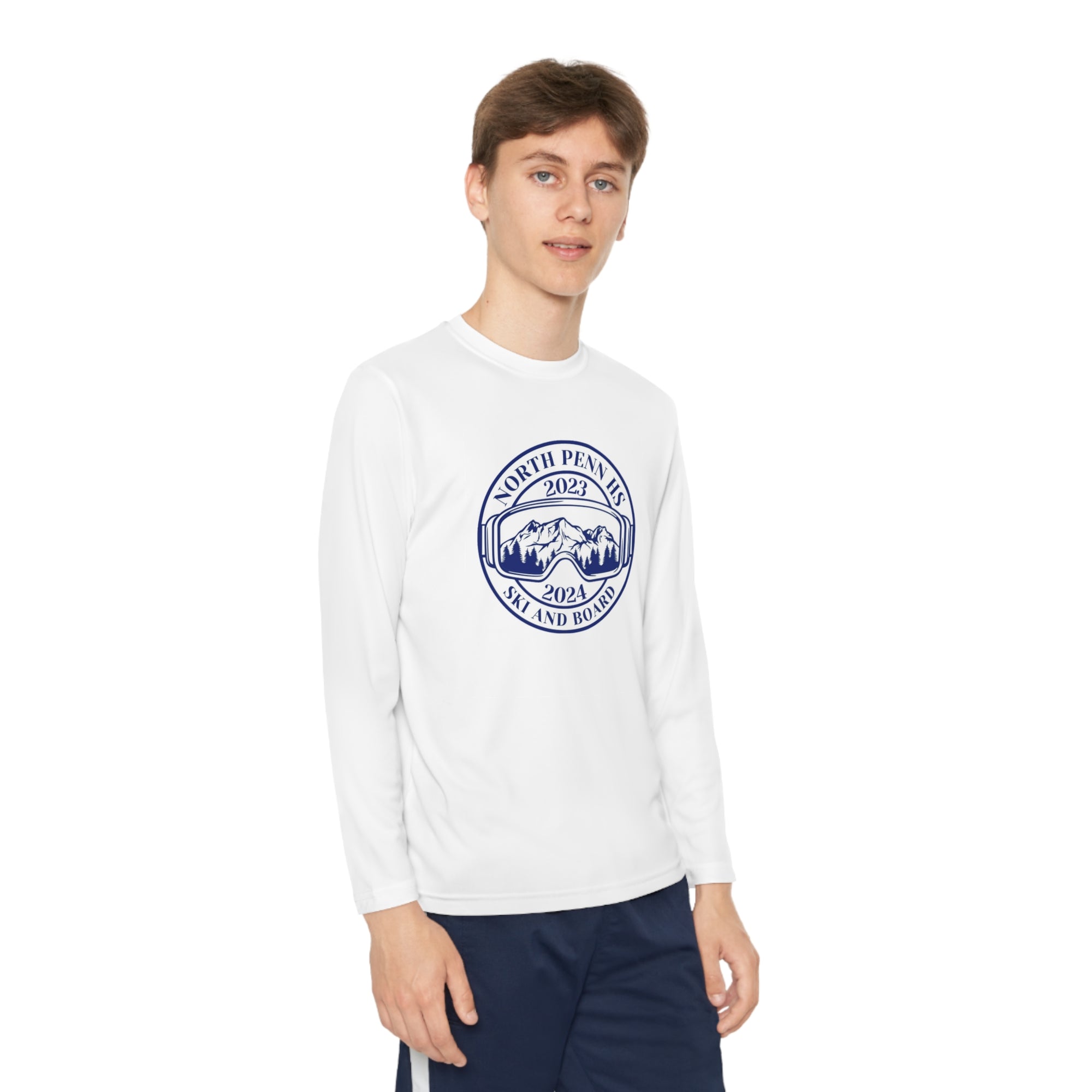 North Penn HS Ski &amp; Board youth Logo Long Sleeve Competitor Youth Tee