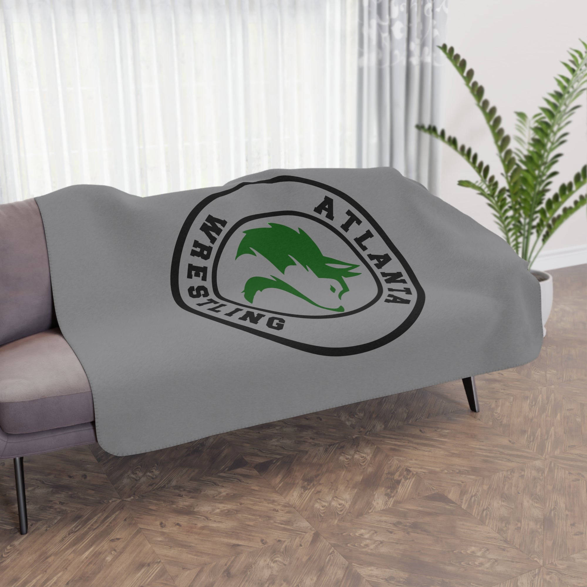 Atlanta Wrestling Sherpa Blanket