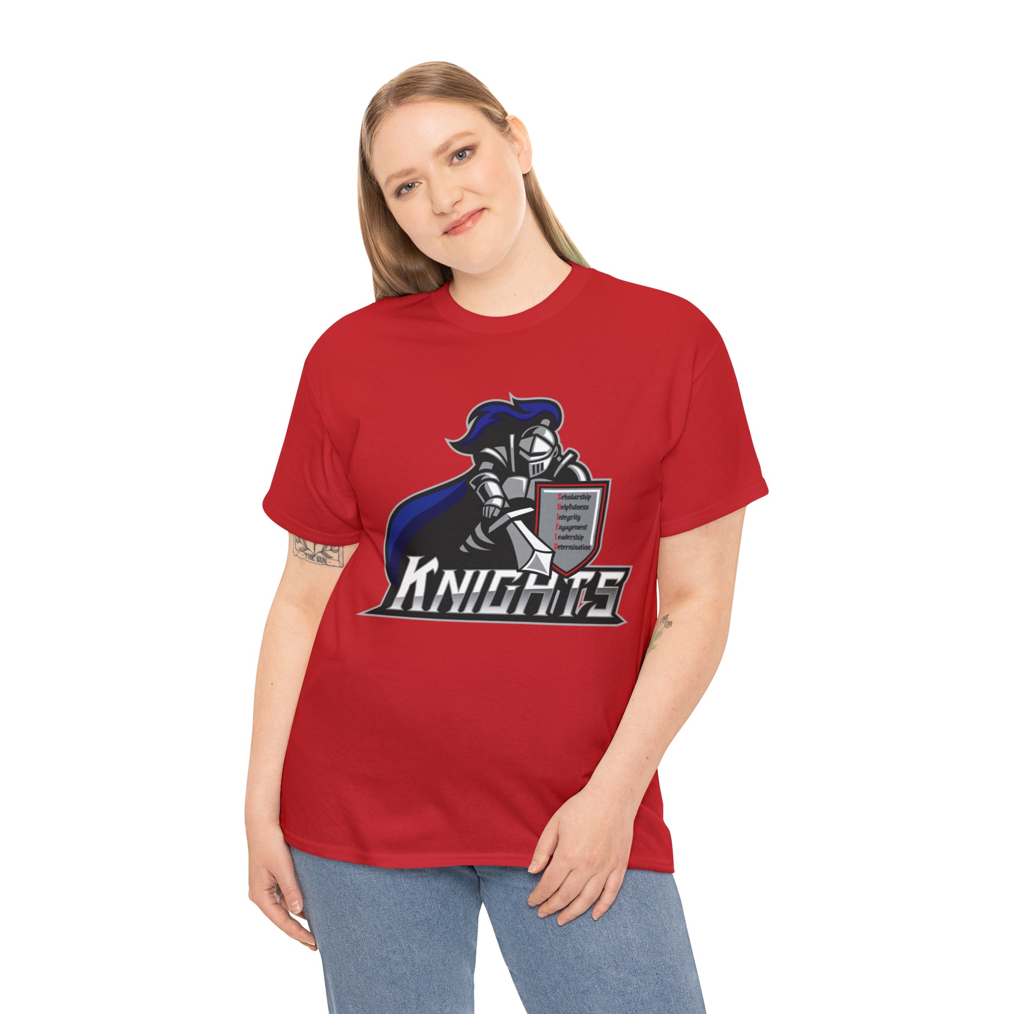 North Pole Middle School Unisex Heavy Cotton Tee