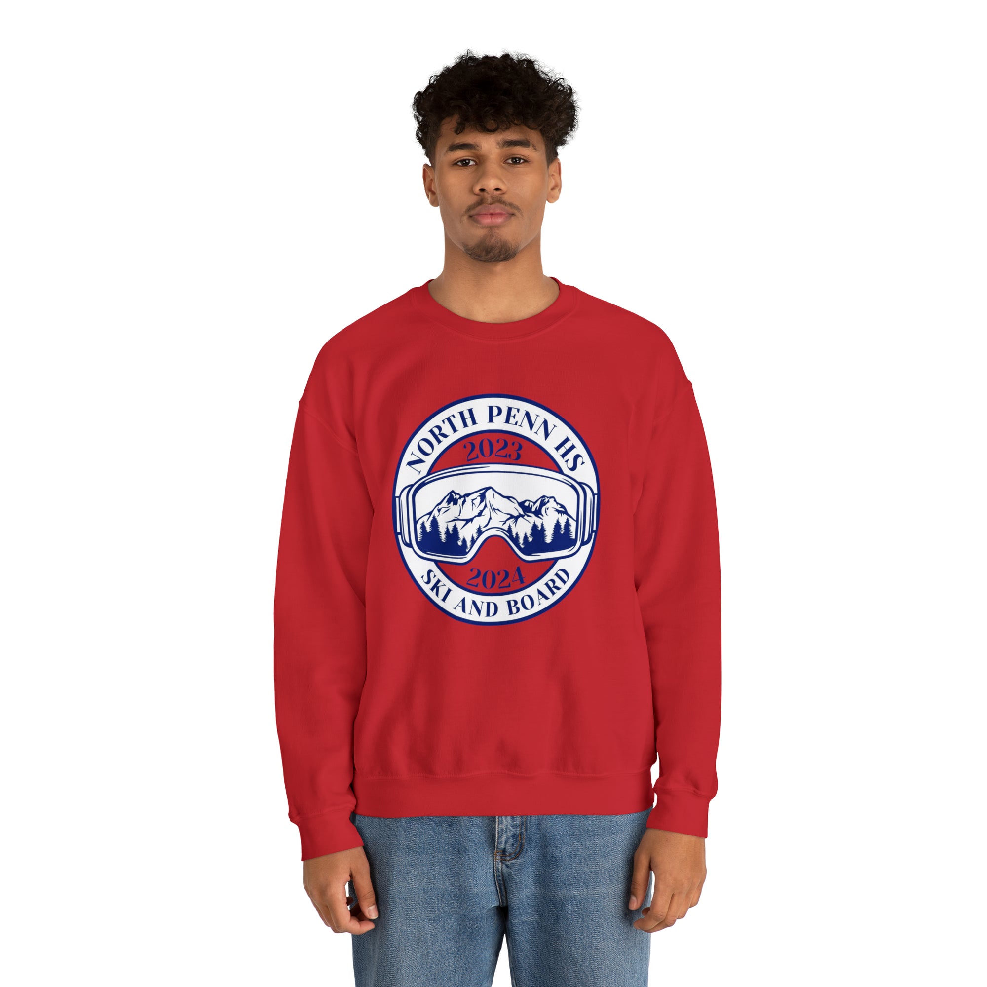North Penn HS Ski &amp; Board Crewneck Sweatshirts