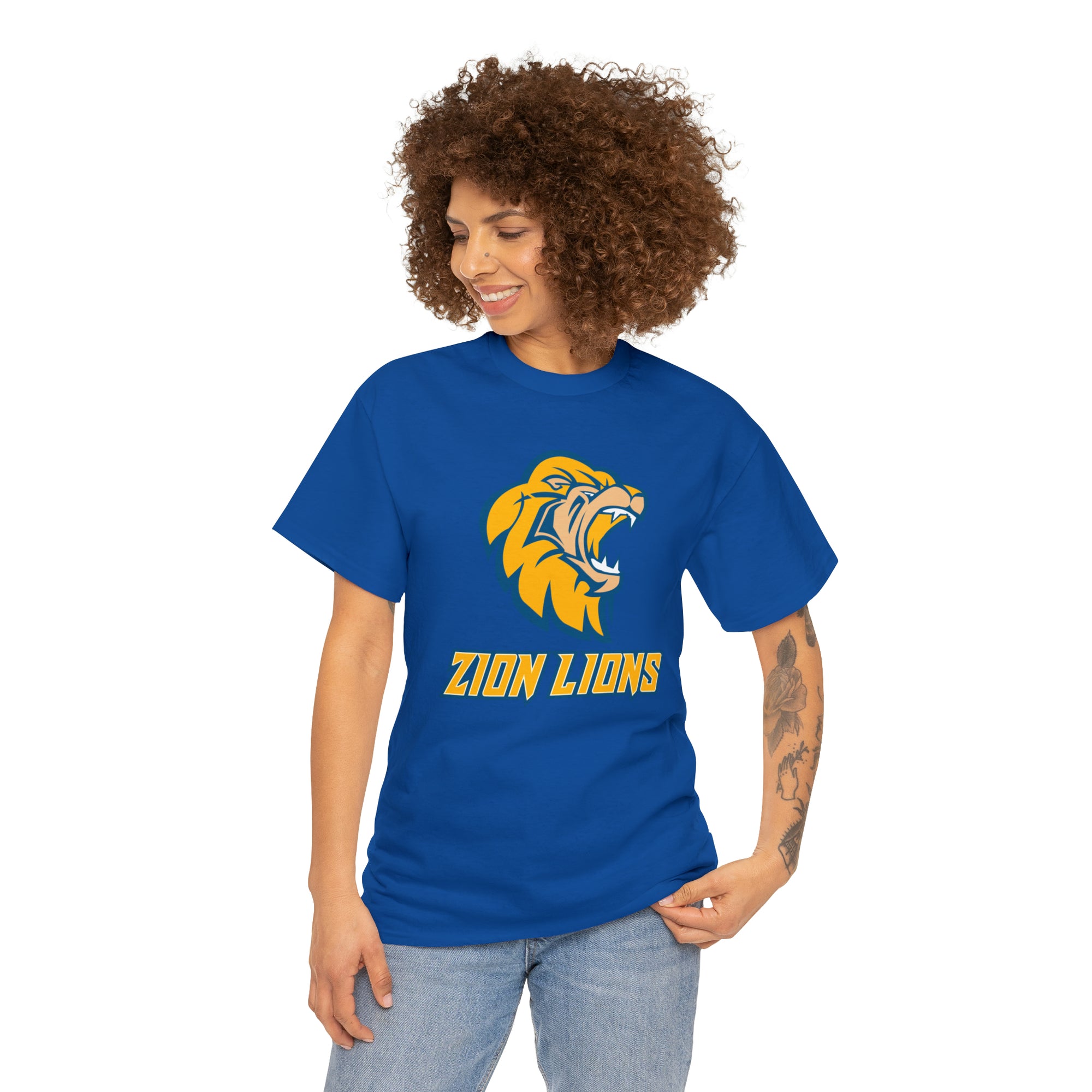 Zion Lions Unisex Heavy Cotton Tee