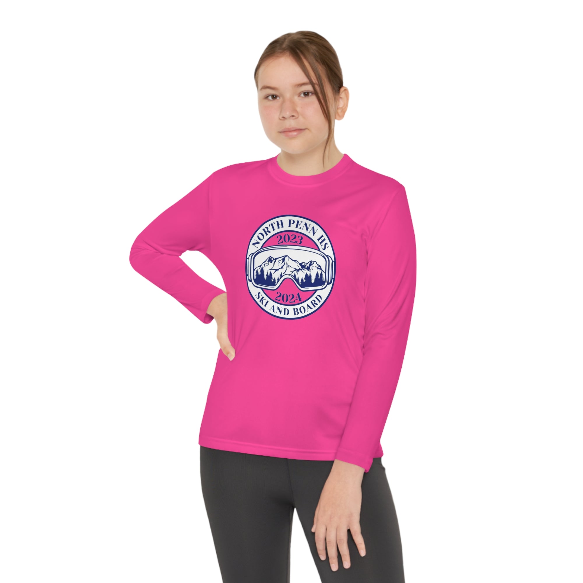 North Penn HS Ski &amp; Board youth Logo Long Sleeve Competitor Youth Tee