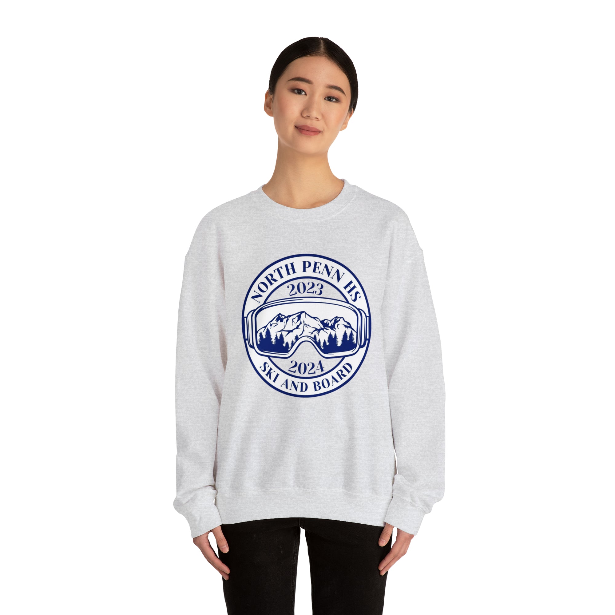 North Penn HS Ski &amp; Board Crewneck Sweatshirts