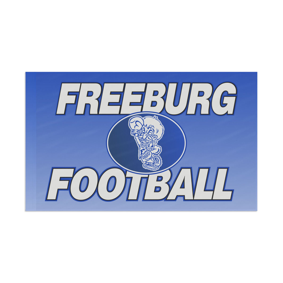 Freeburg Football Flag with Circle