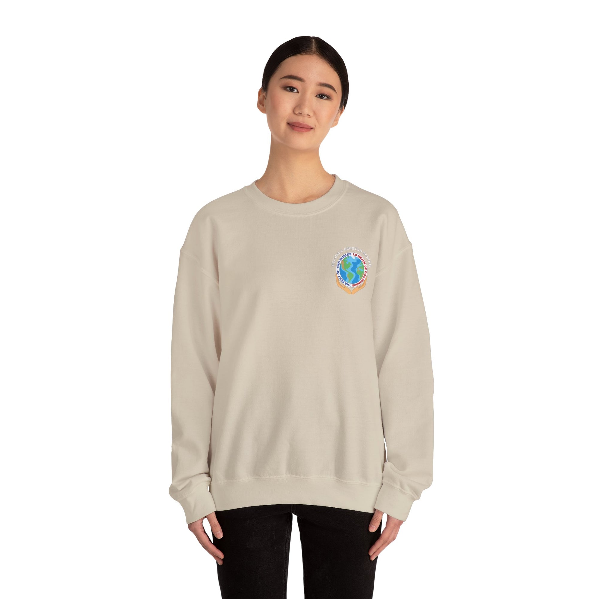 Escuela Amistad School Crewneck Sweatshirts