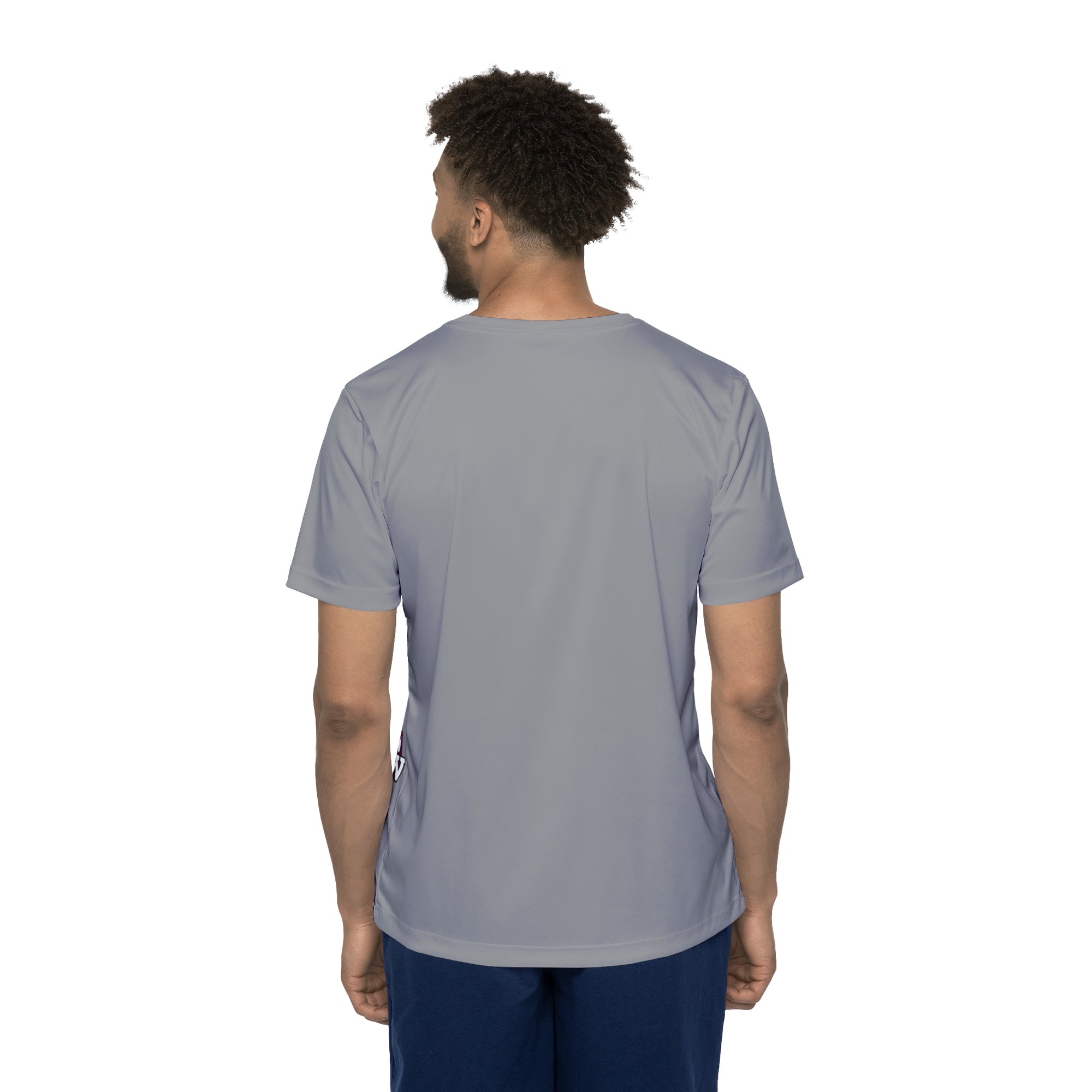 Men's Maroon Shield Sports Jersey (AOP)