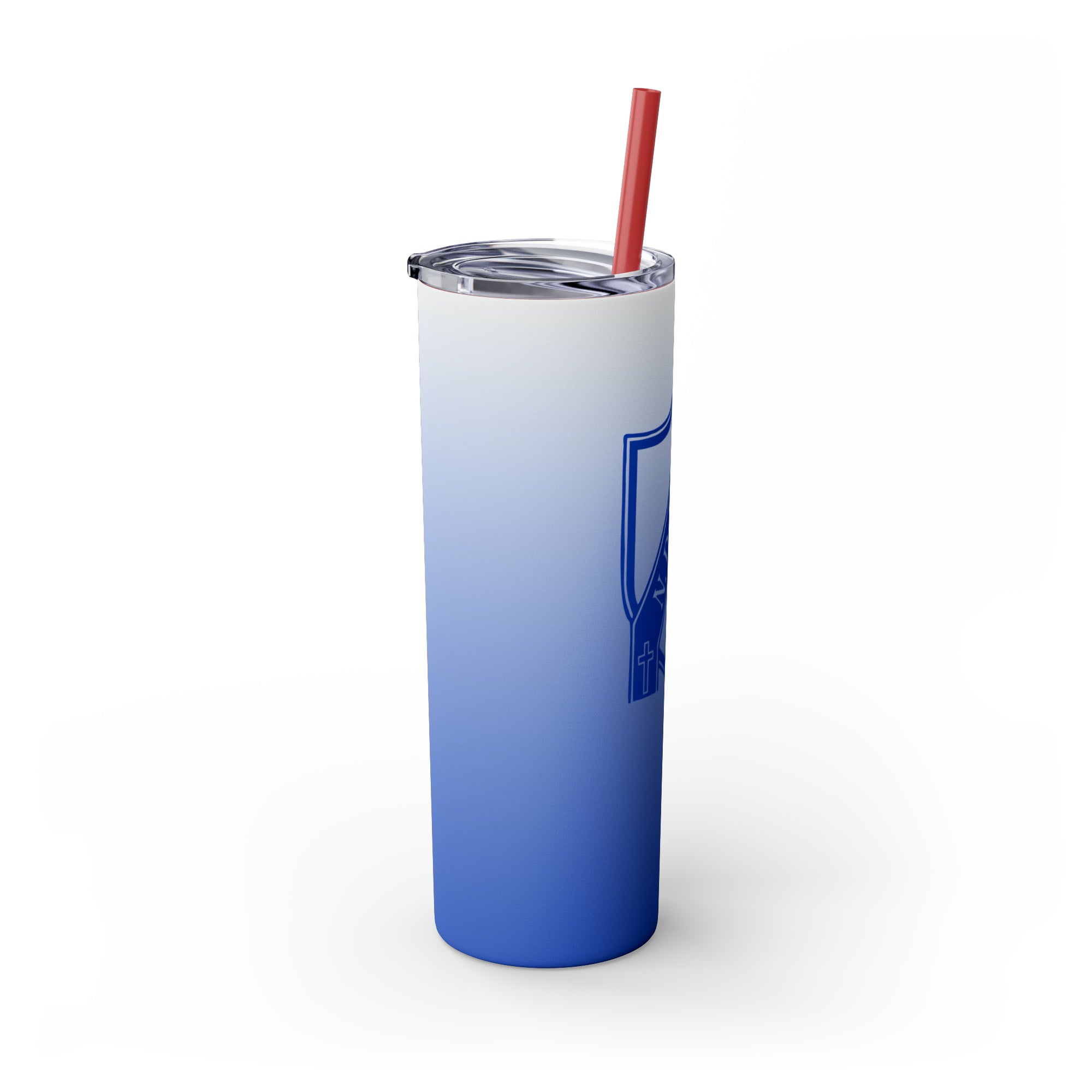 NDICE Skinny Tumbler with Straw, 20oz