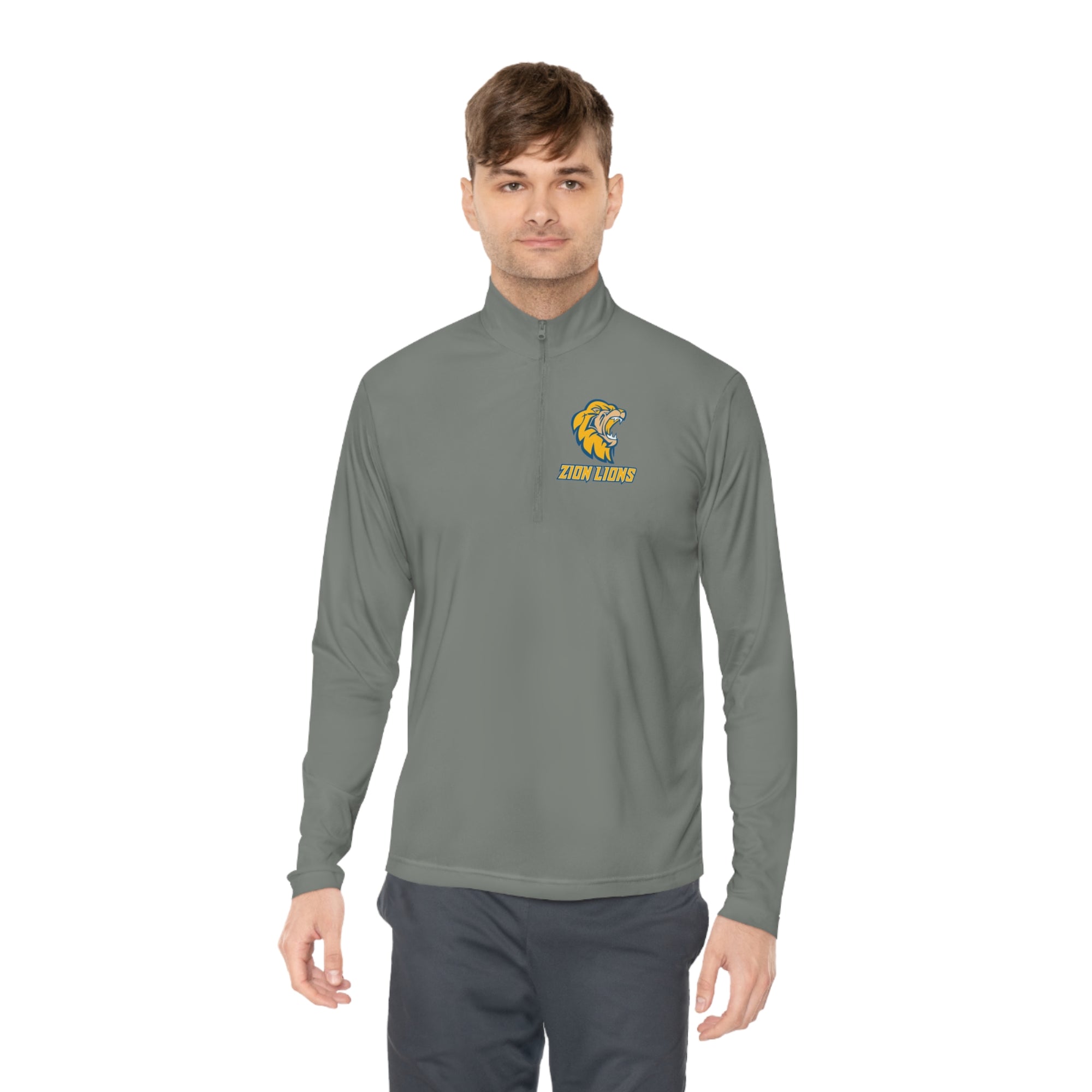 Zion Lions Unisex Quarter-Zip Pullover