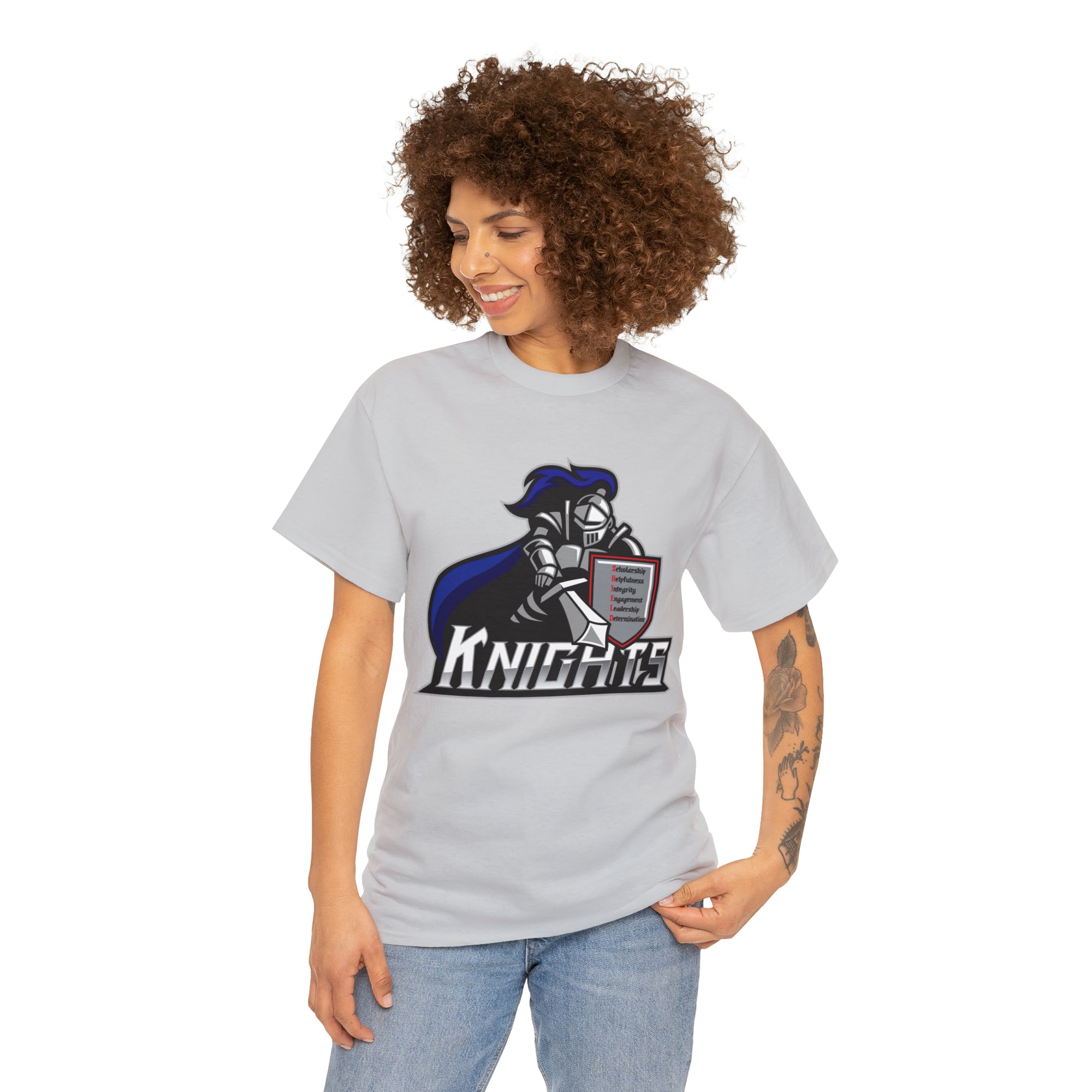 North Pole Middle School Unisex Heavy Cotton Tee