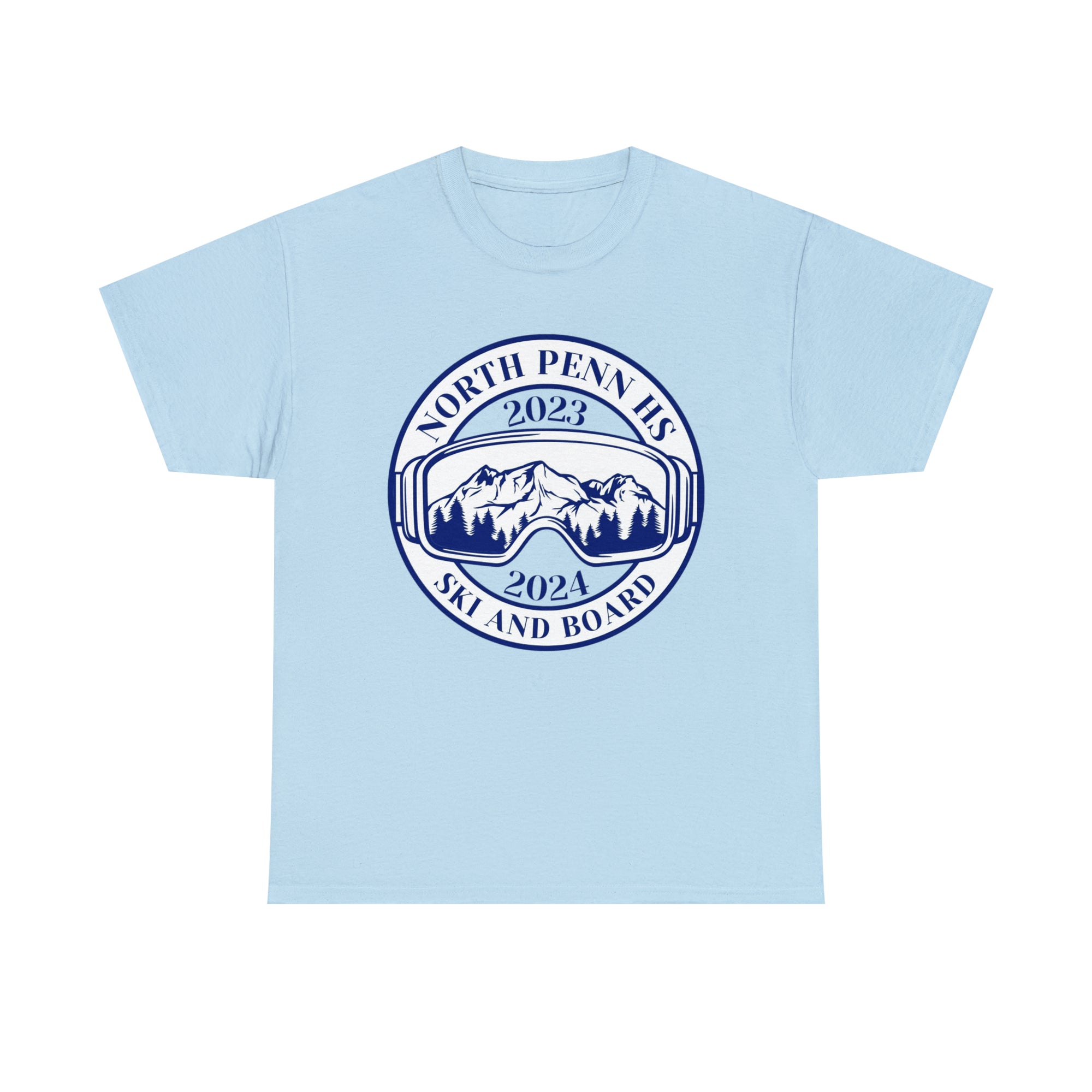 North Penn HS Ski &amp; Board Unisex Heavy Cotton Tee