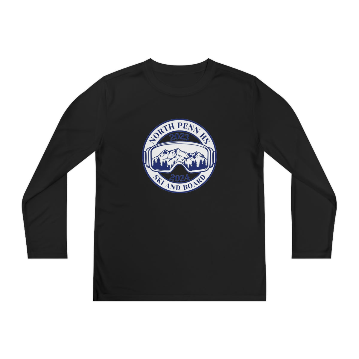 North Penn HS Ski &amp; Board youth Logo Long Sleeve Competitor Youth Tee