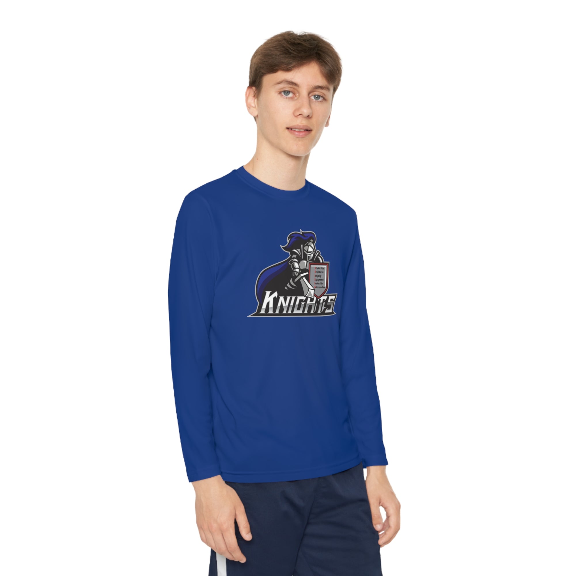 North Pole Middle School Long Sleeve Competitor Tee - YOUTH