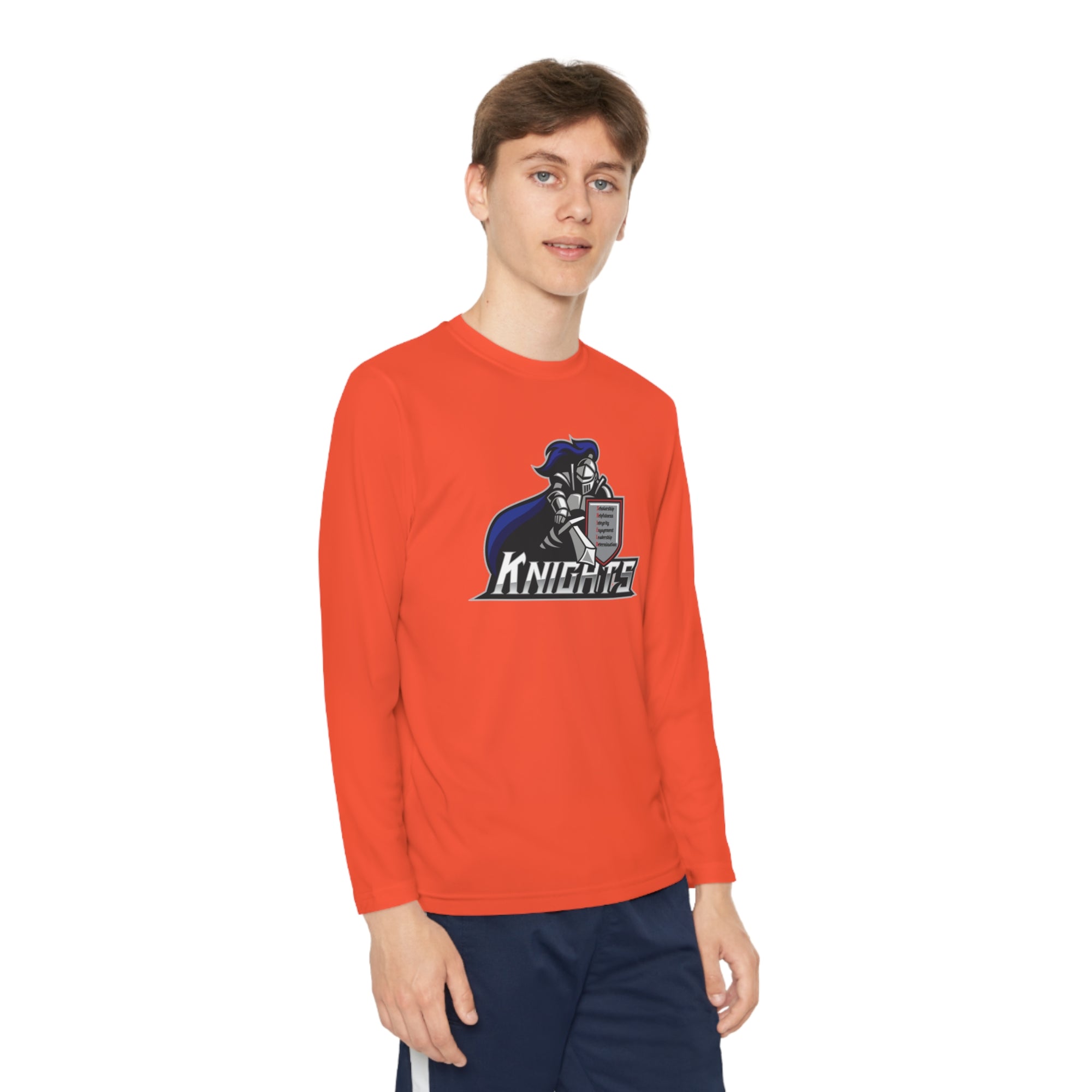 North Pole Middle School Long Sleeve Competitor Tee - YOUTH