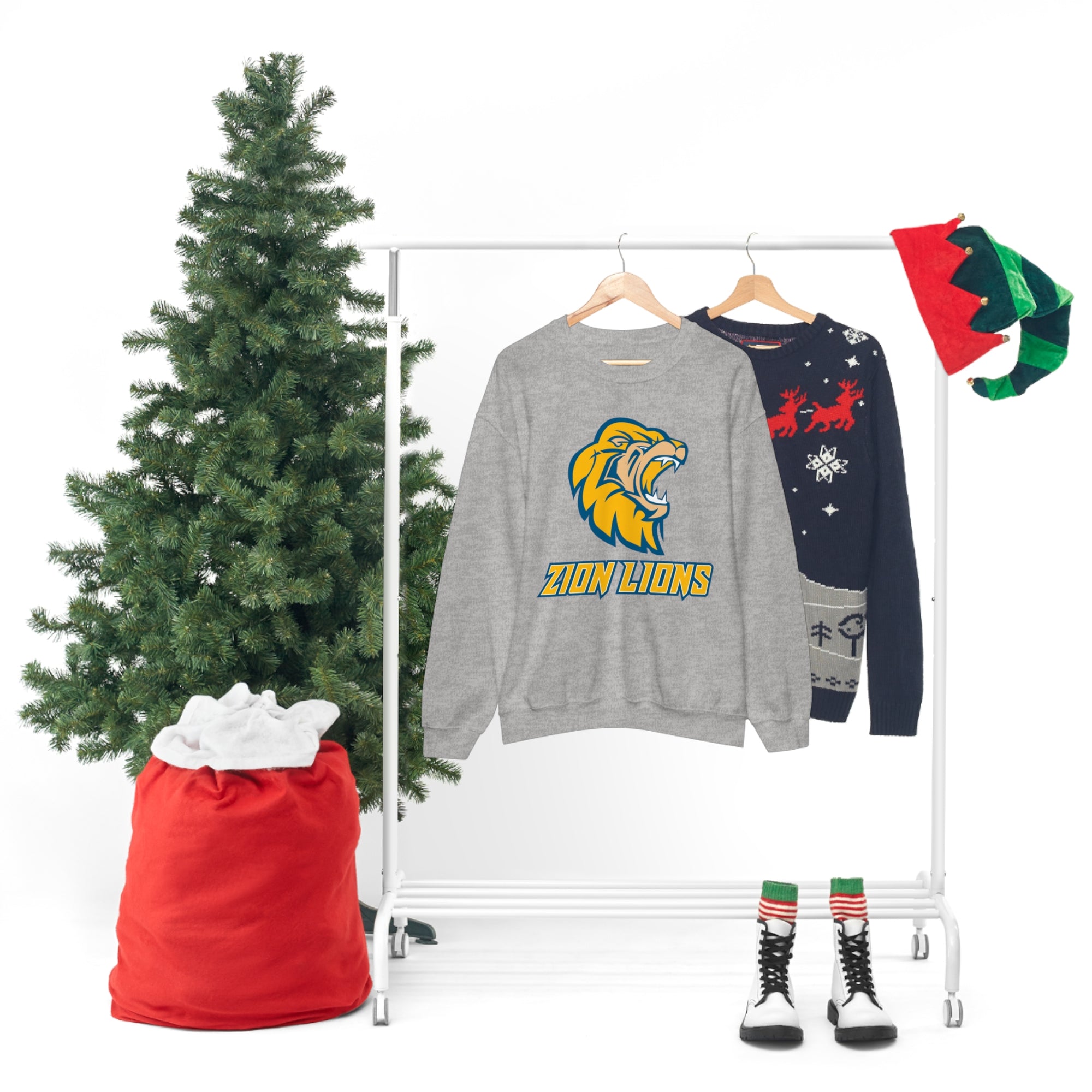 Zion Lions Crewneck Sweatshirts