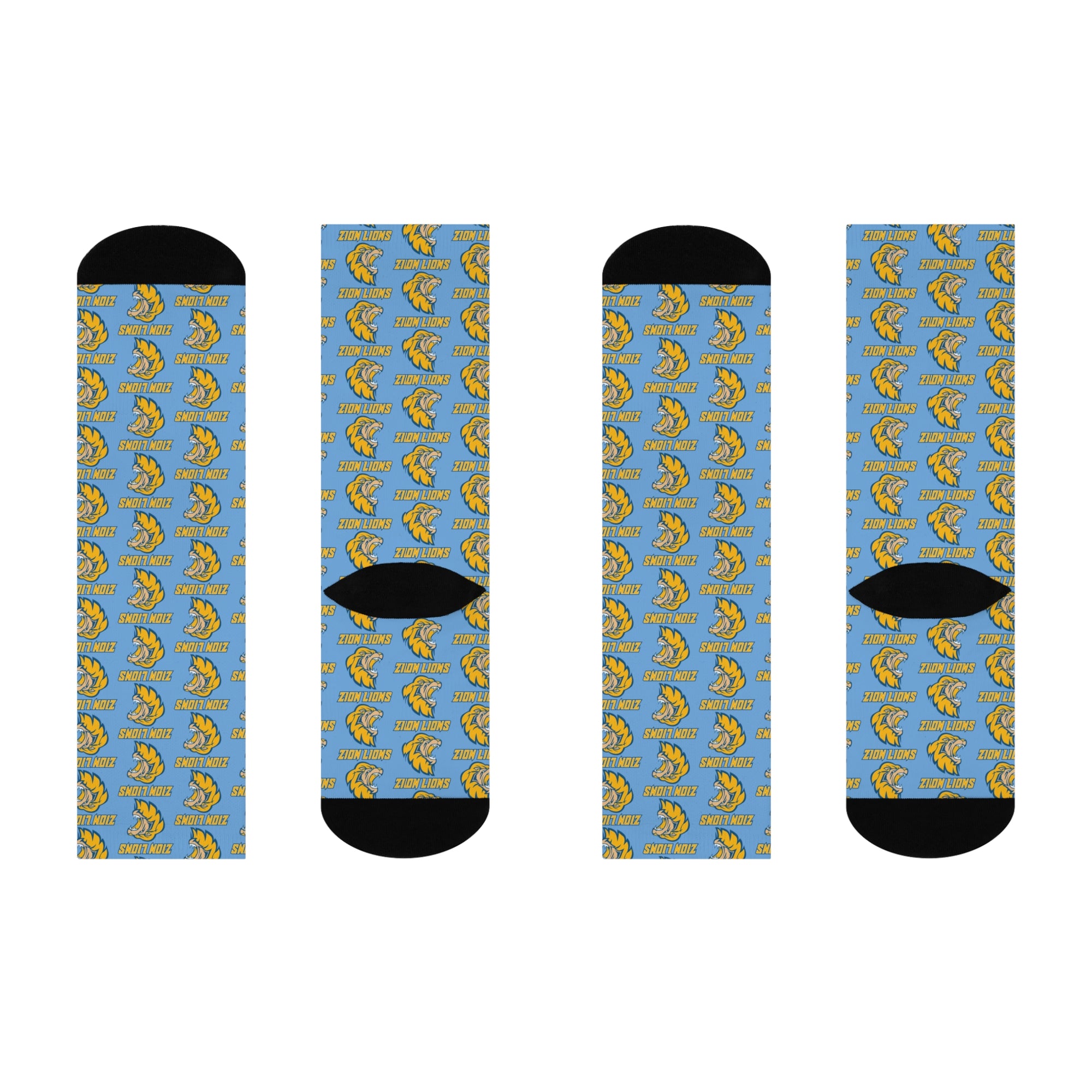 Zion Lions Cushioned Crew Socks
