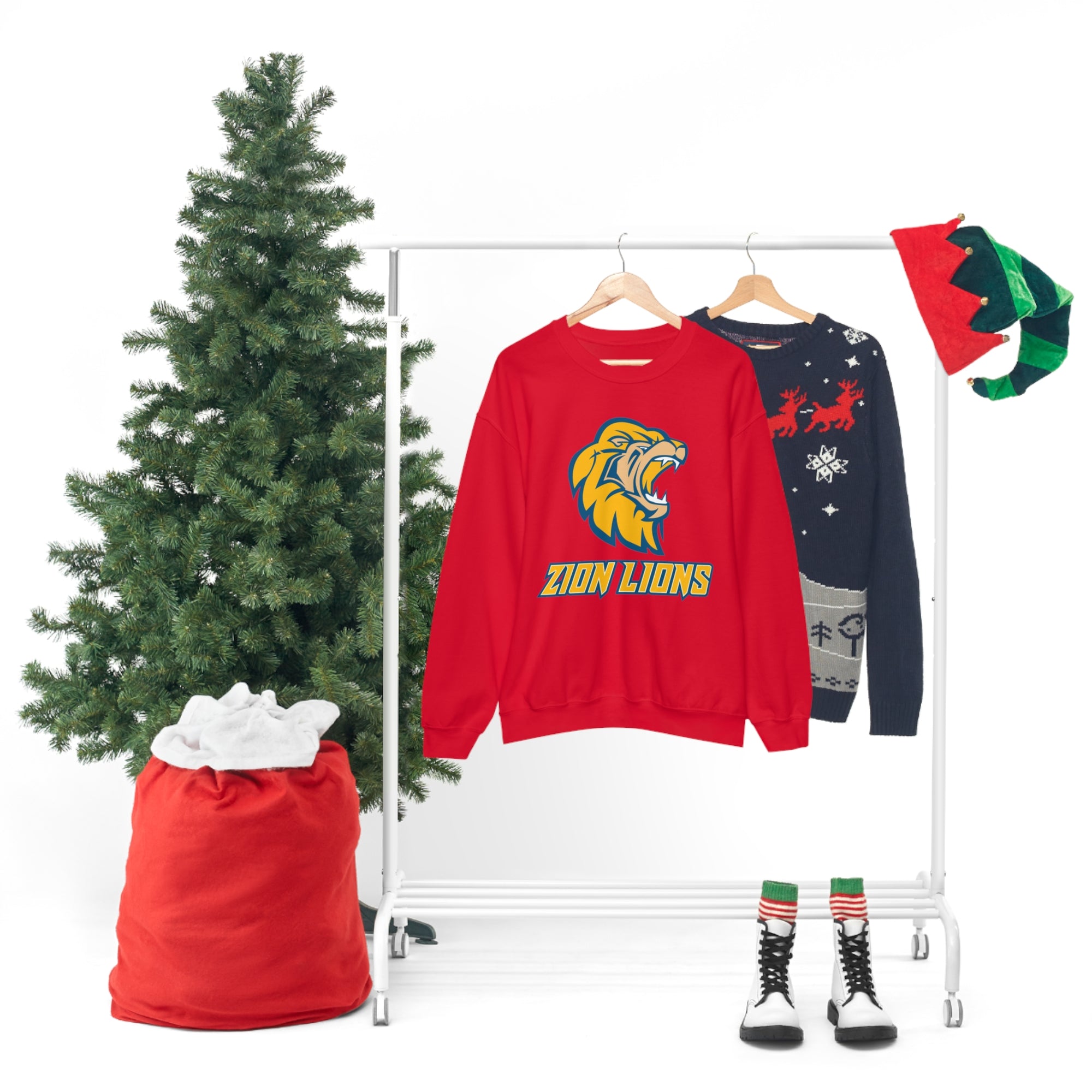 Zion Lions Crewneck Sweatshirts