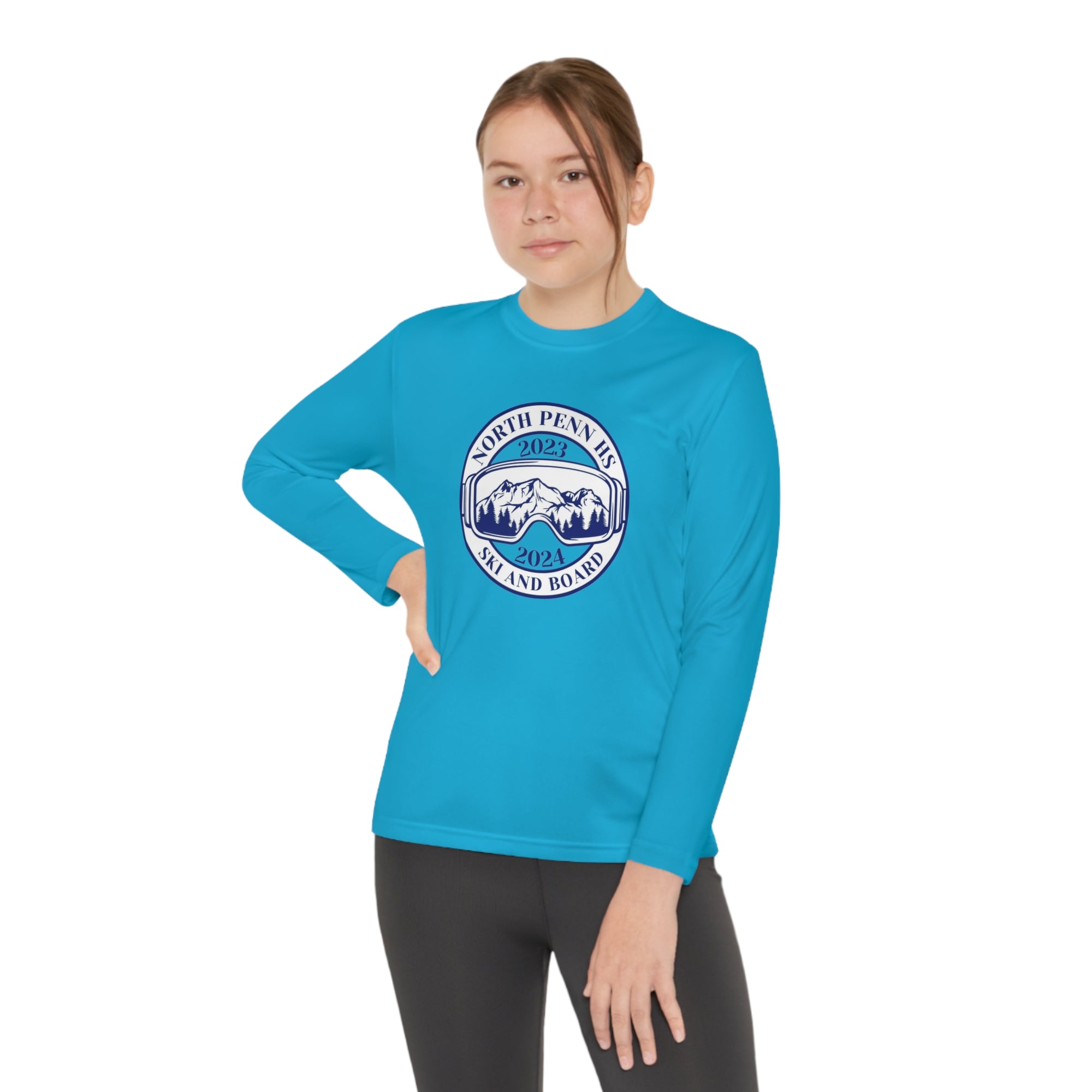 North Penn HS Ski &amp; Board youth Logo Long Sleeve Competitor Youth Tee