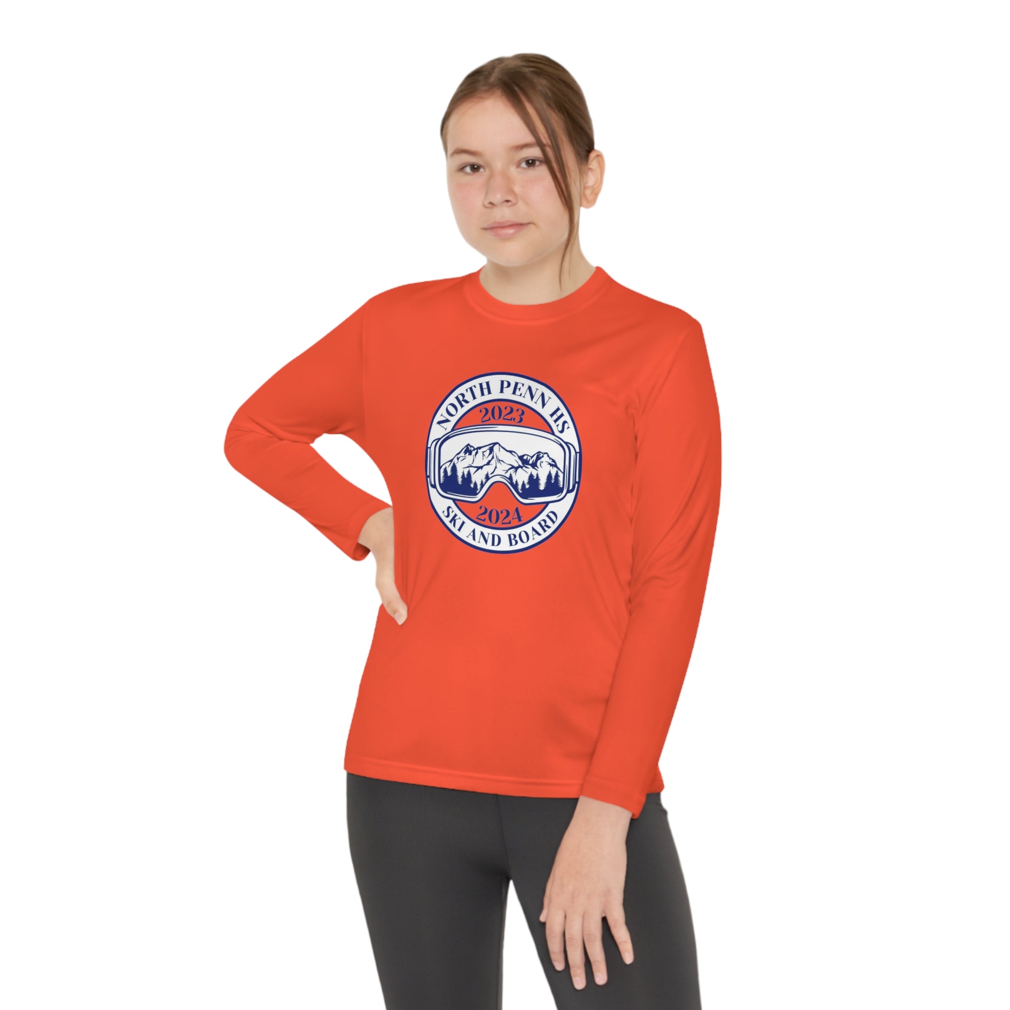 North Penn HS Ski &amp; Board youth Logo Long Sleeve Competitor Youth Tee