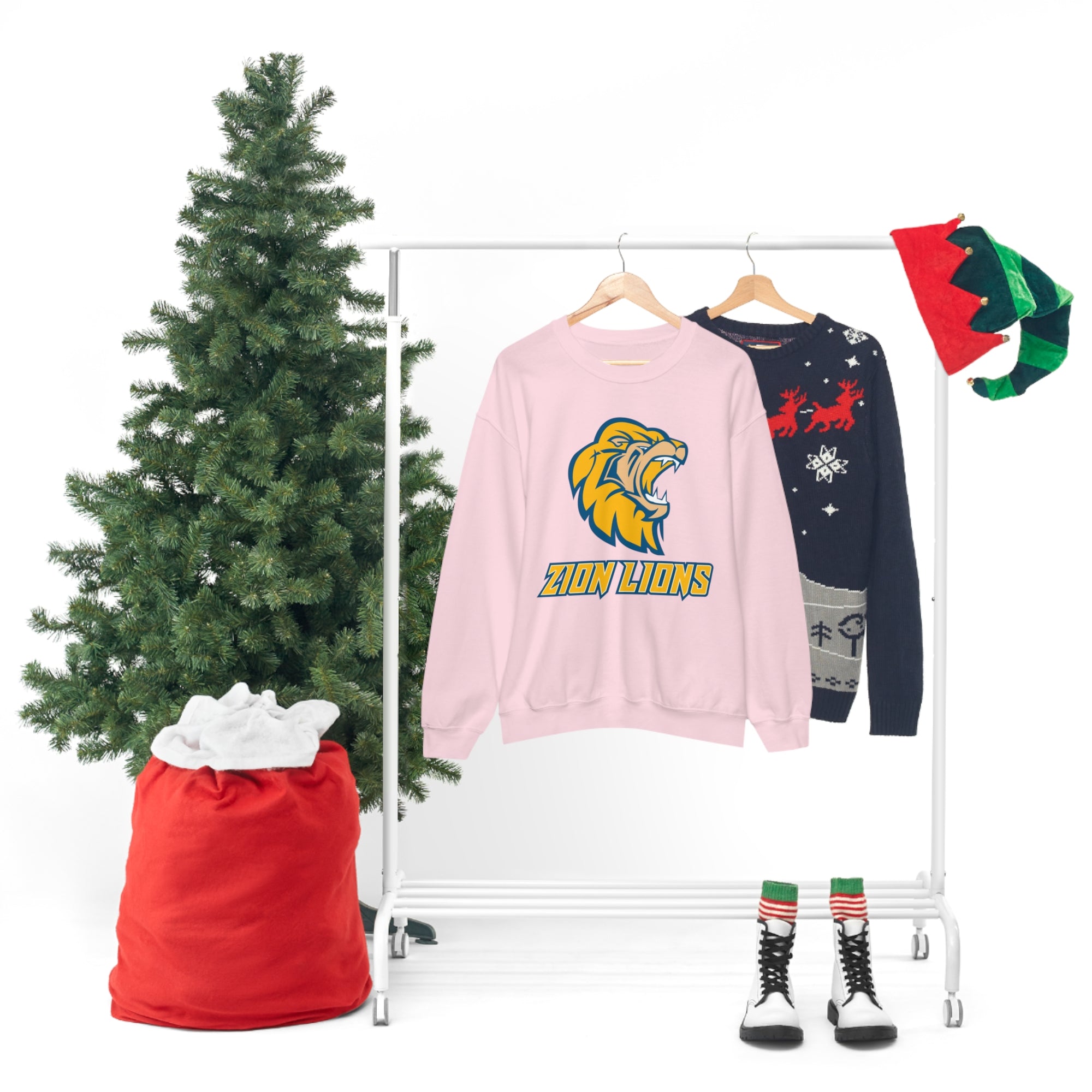 Zion Lions Crewneck Sweatshirts