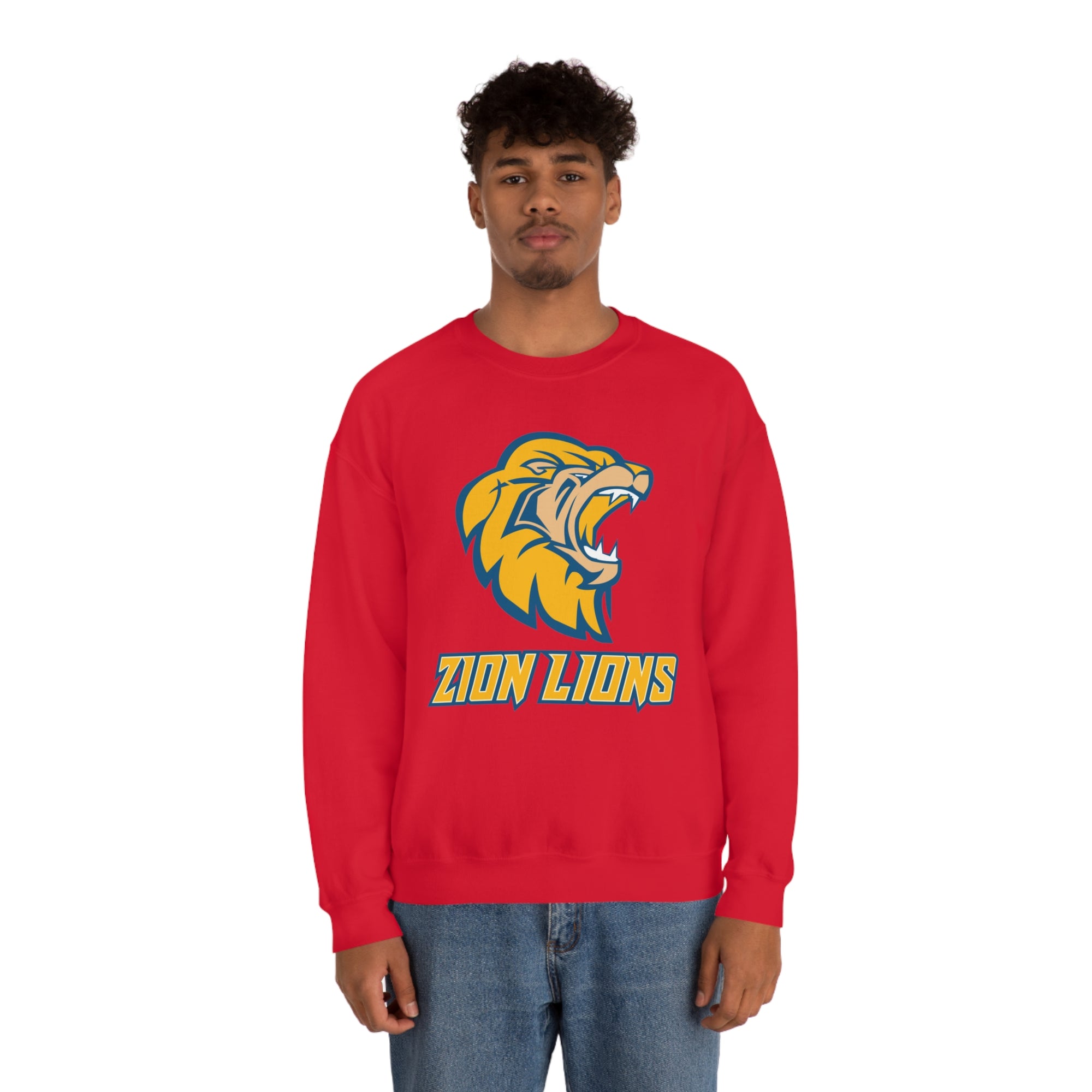 Zion Lions Crewneck Sweatshirts